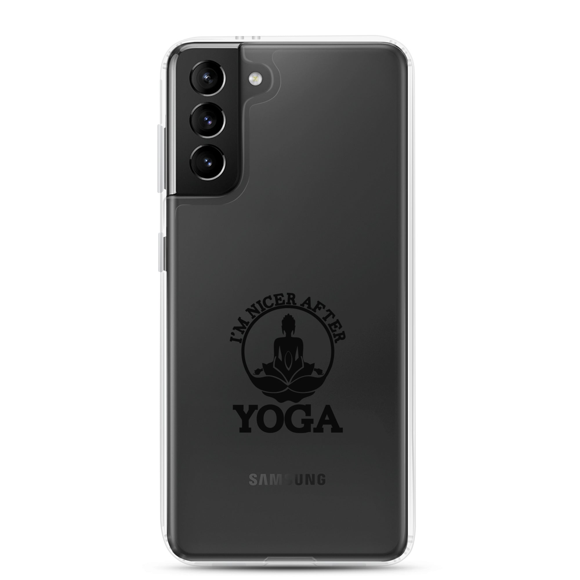 I'M NICER AFTER YOGA - Samsung Case
