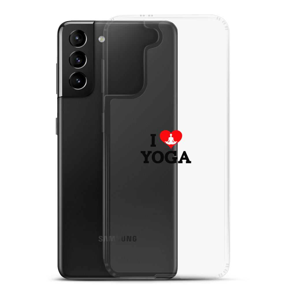 I LOVE YOGA- Samsung Case