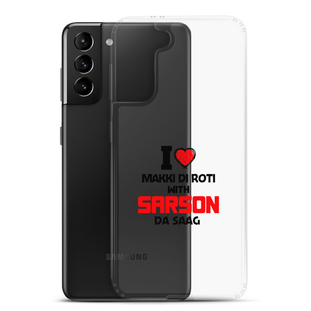 I LOVE MAKKI DI ROTI - Samsung Case