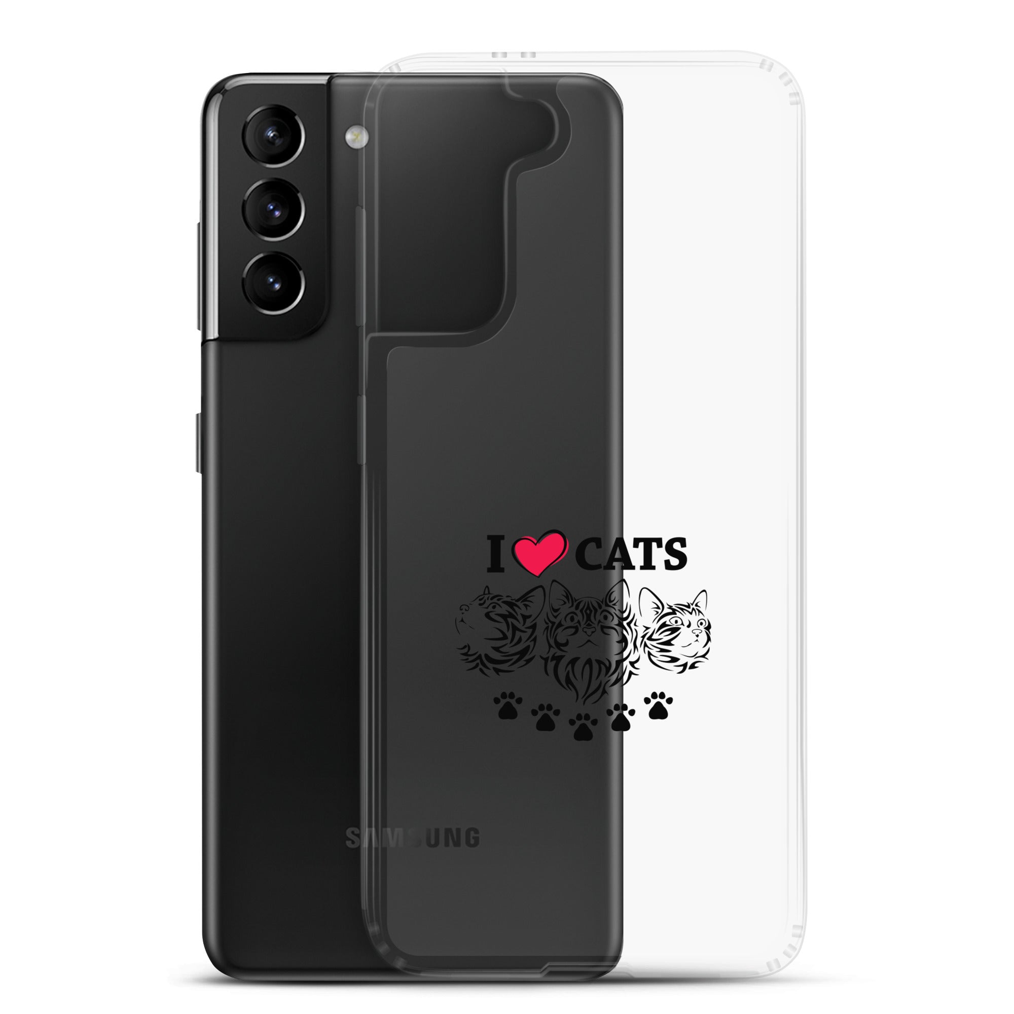 I LOVE CATS - Samsung Case