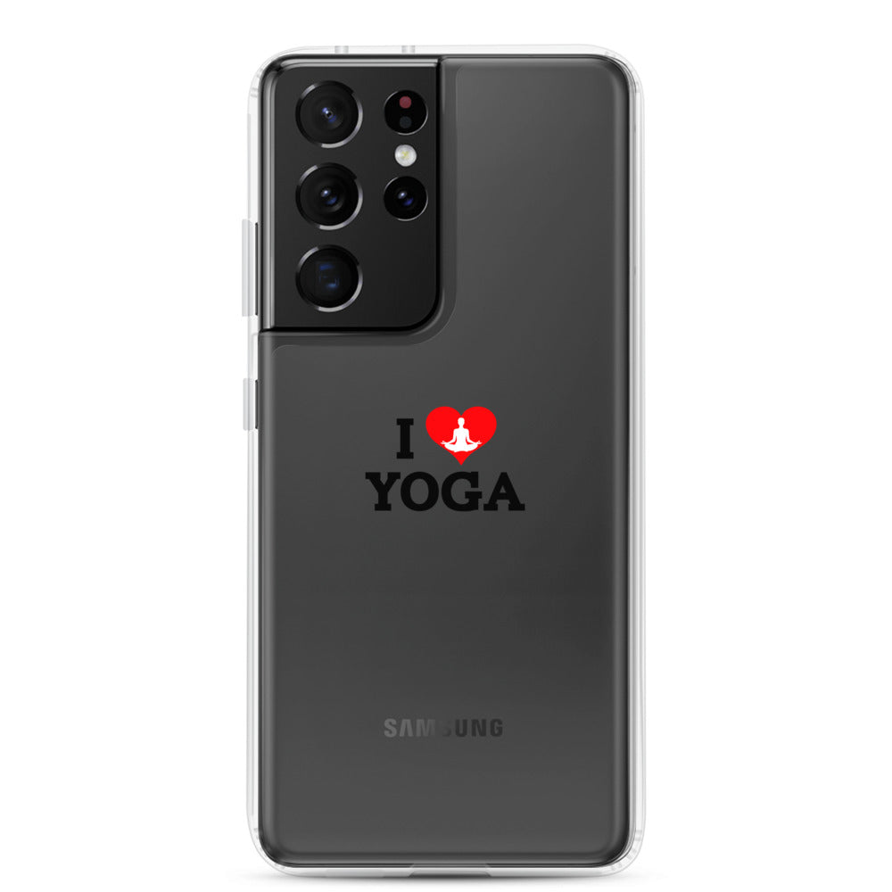 I LOVE YOGA- Samsung Case