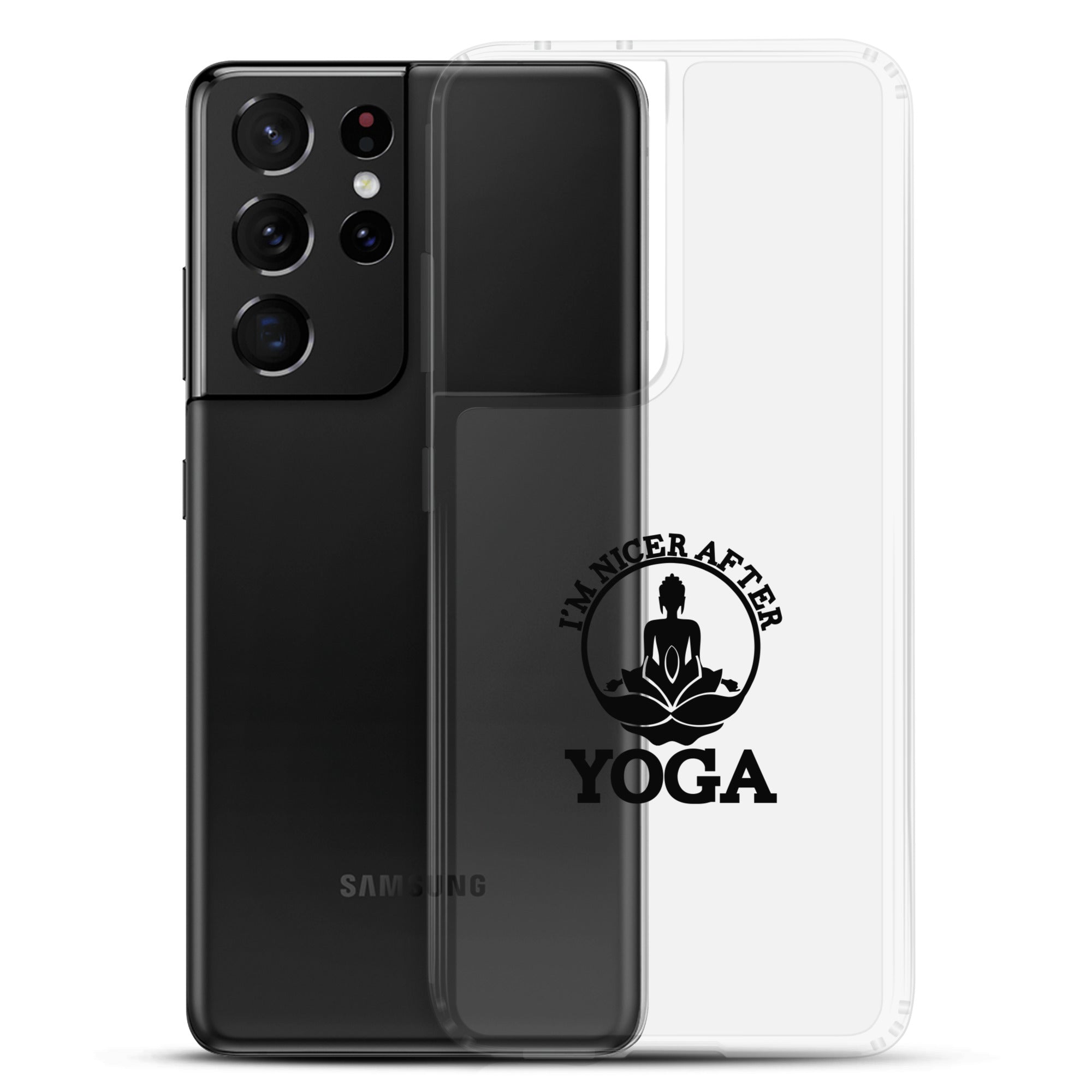 I'M NICER AFTER YOGA - Samsung Case