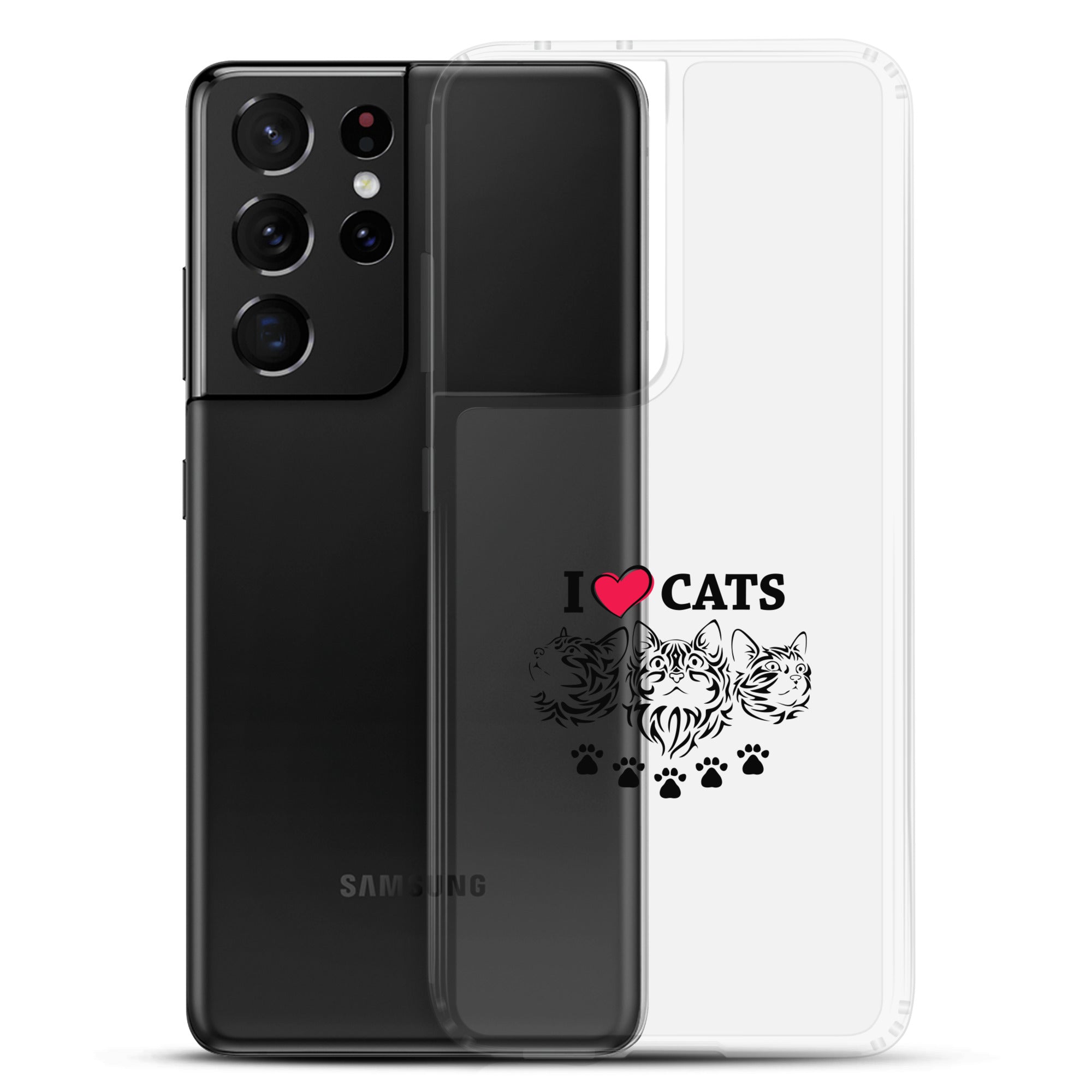 I LOVE CATS - Samsung Case