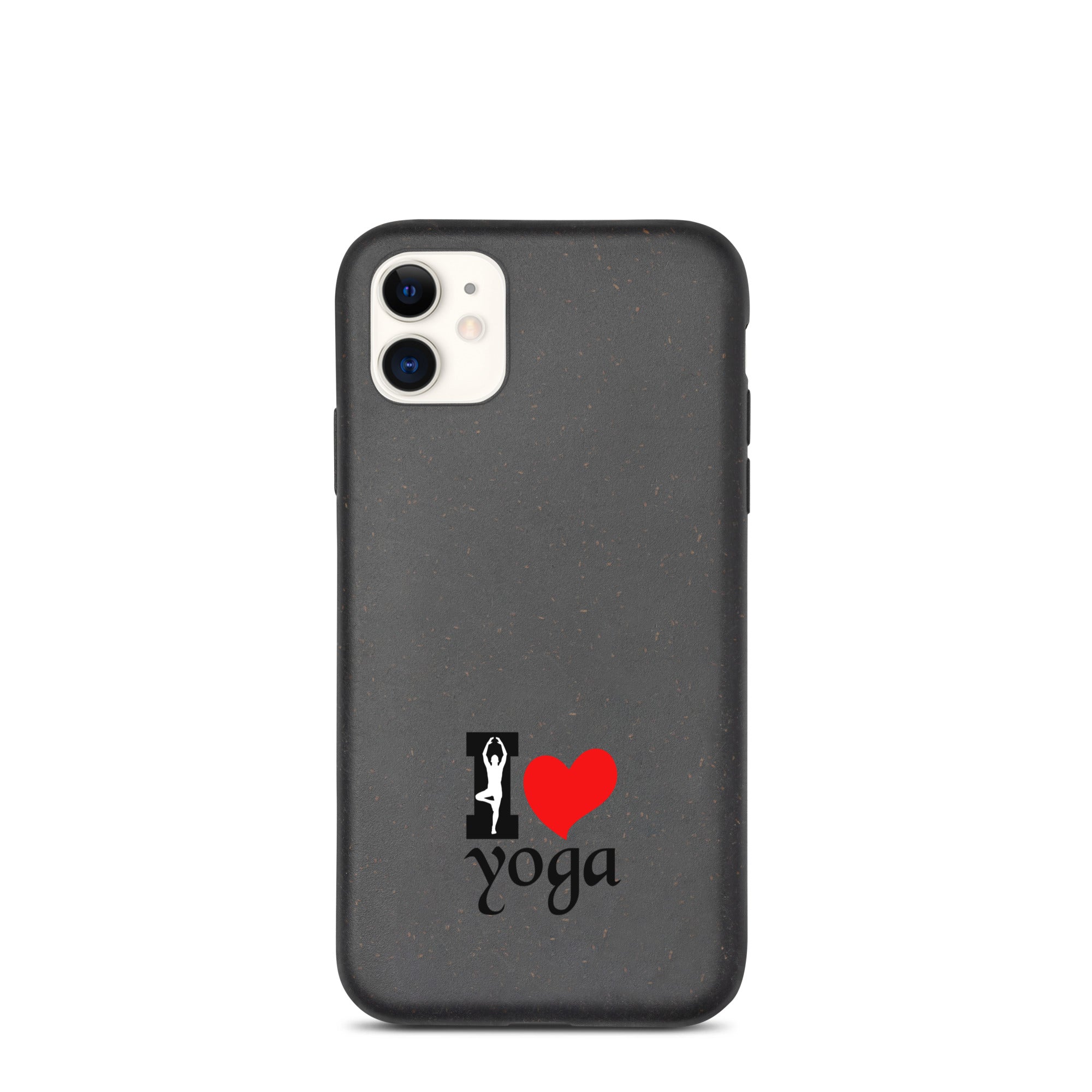 I LOVE YOGA - Speckled iPhone case