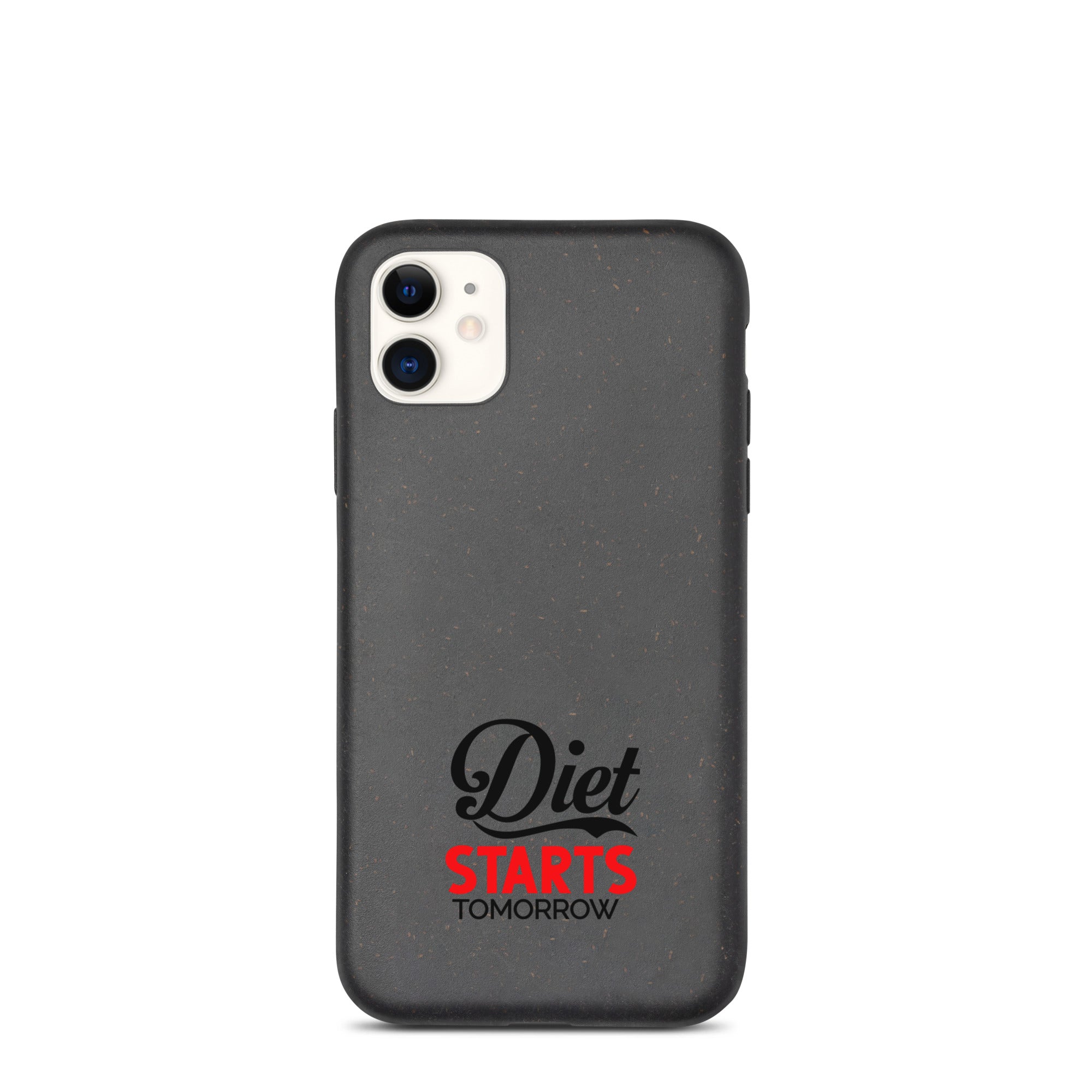 DIET STARTS TOMORROW - Speckled iPhone case