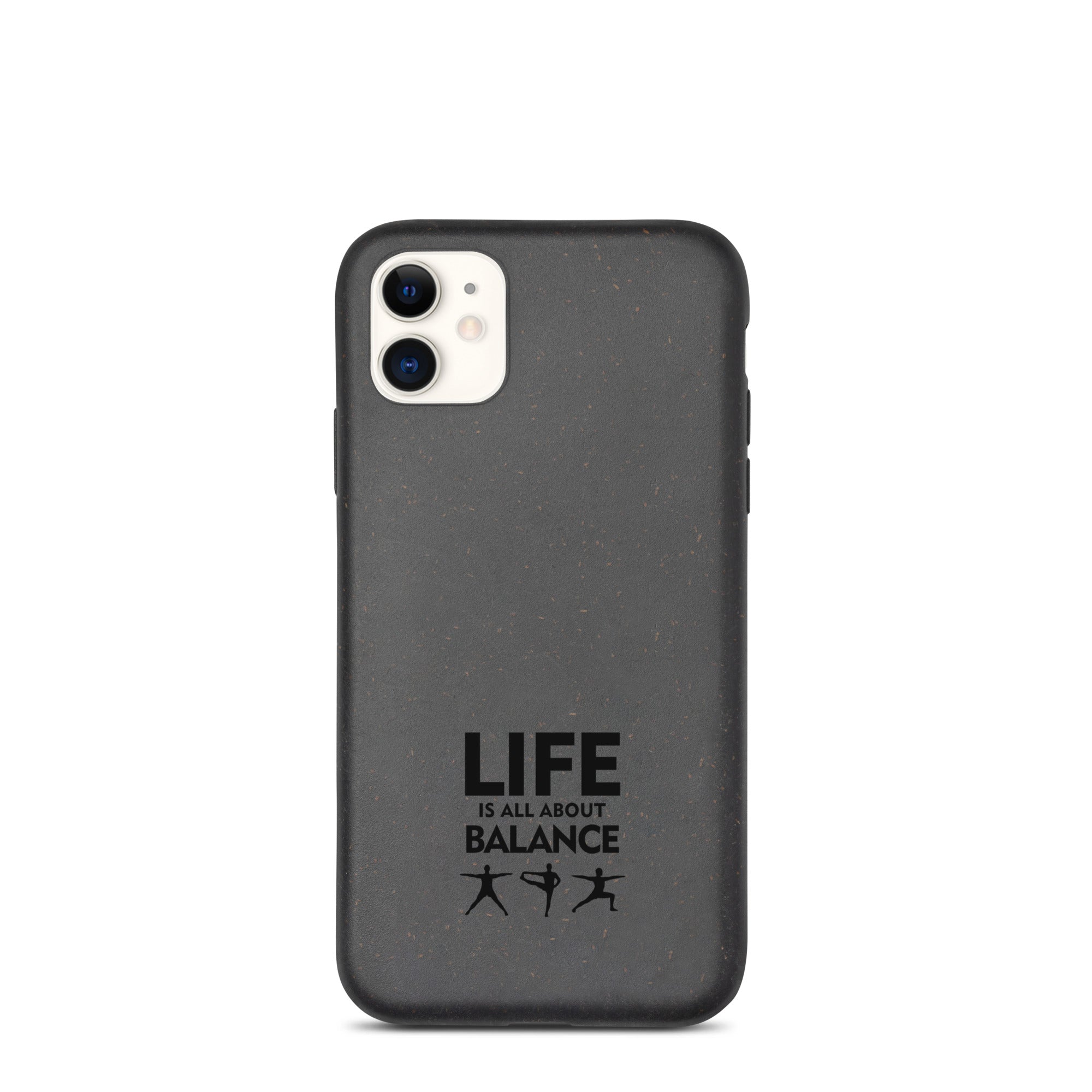 LIFE IS ALL ABOUT BALANCE - Speckled iPhone case