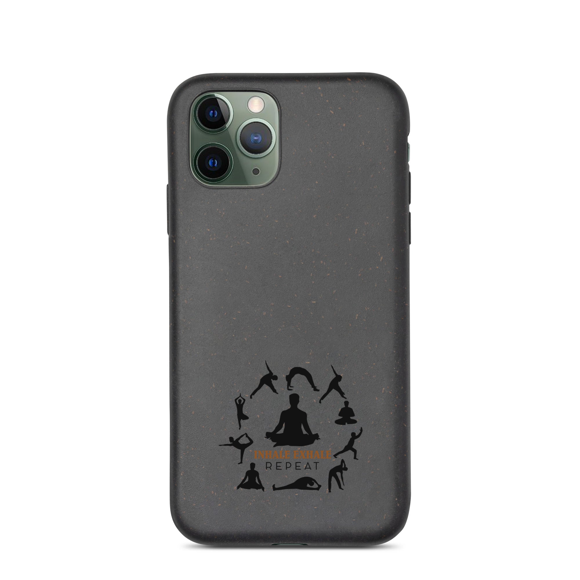 INHALE EXHALE REPEAT - Speckled iPhone case