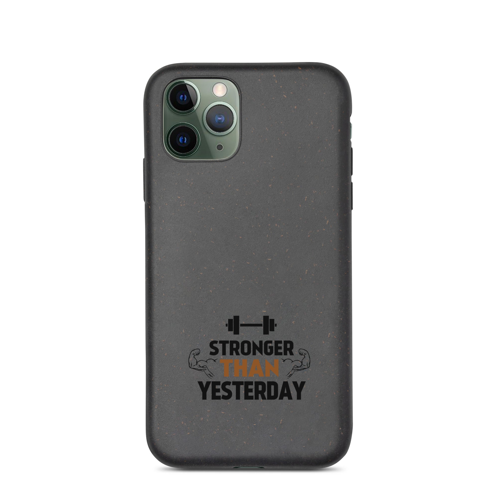 STRONGER THAN YESTERDAY - Speckled iPhone case