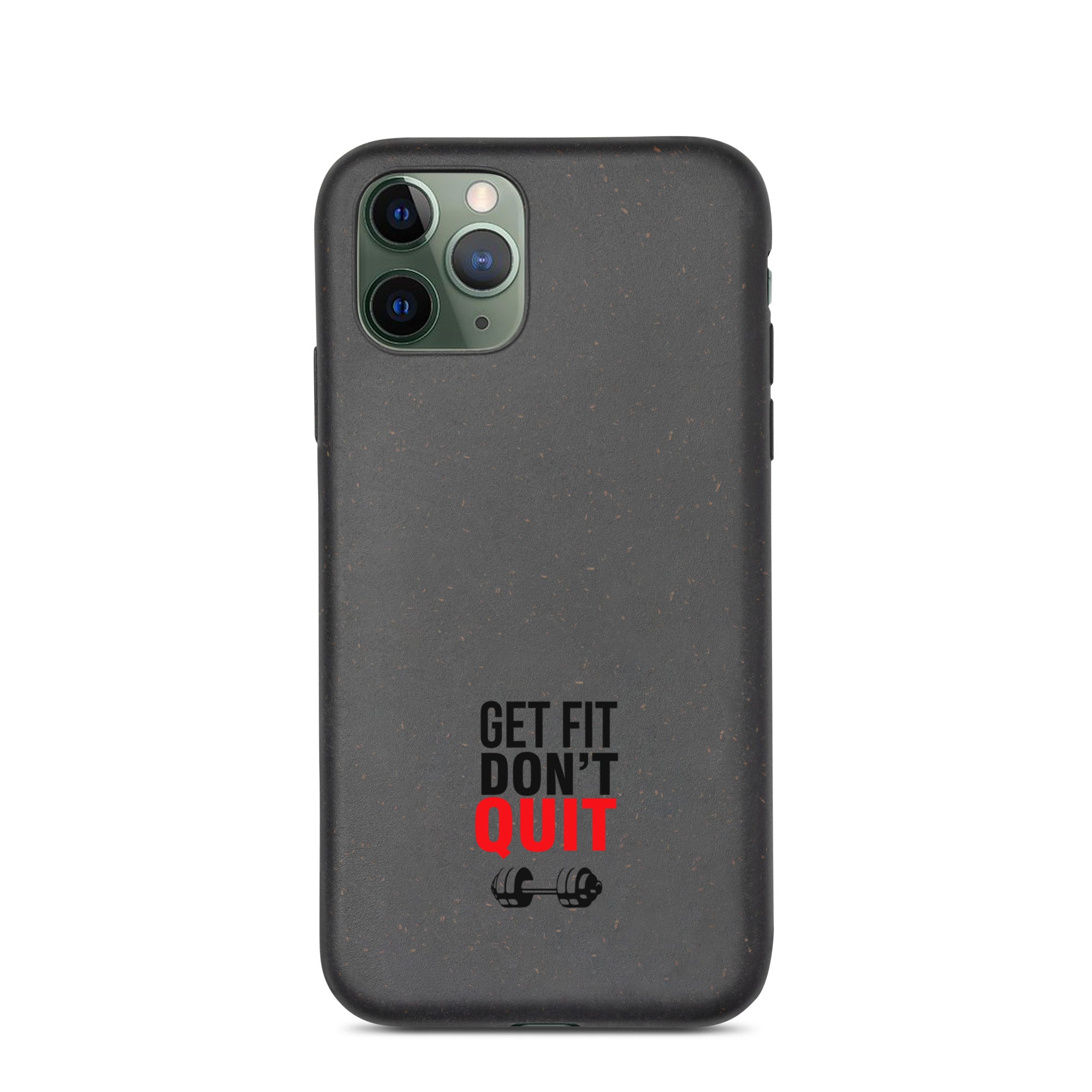 GET FIT DON'T QUIT - Speckled iPhone case
