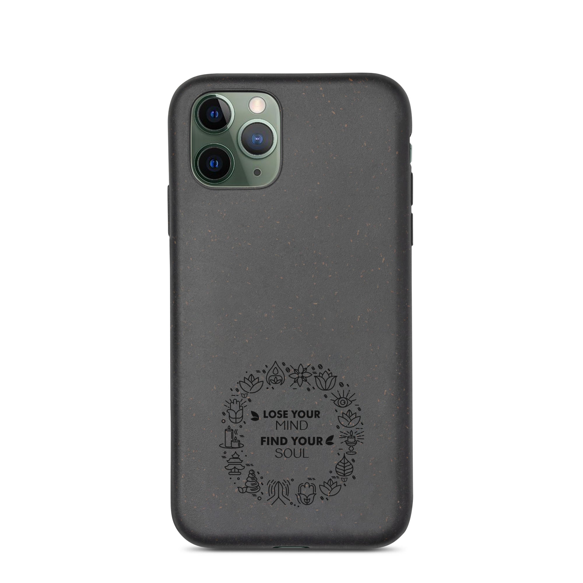 LOSE YOUR MIND FIND YOUR SOUL - Speckled iPhone case