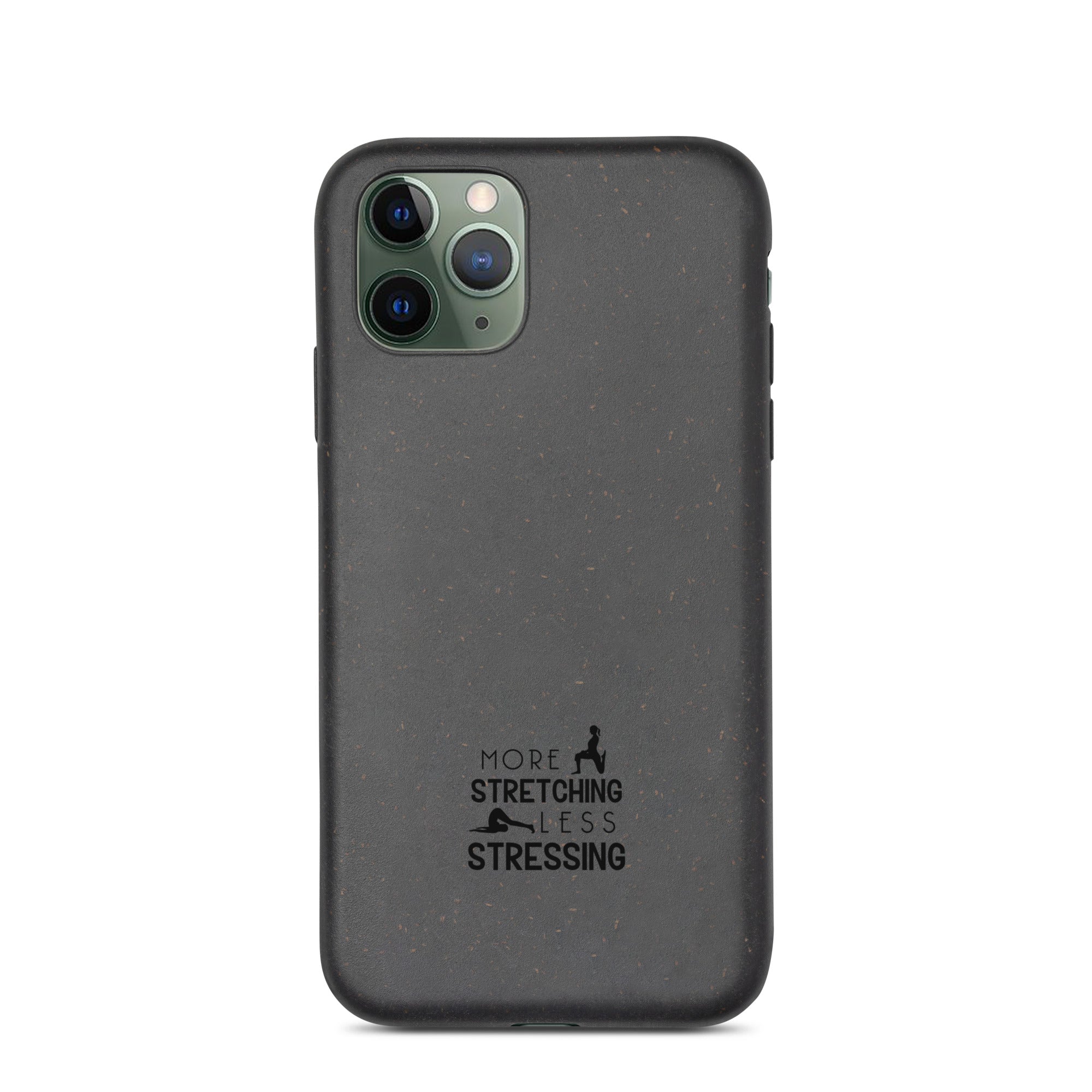 MORE STRETCHING LESS STRESSING - Speckled iPhone case