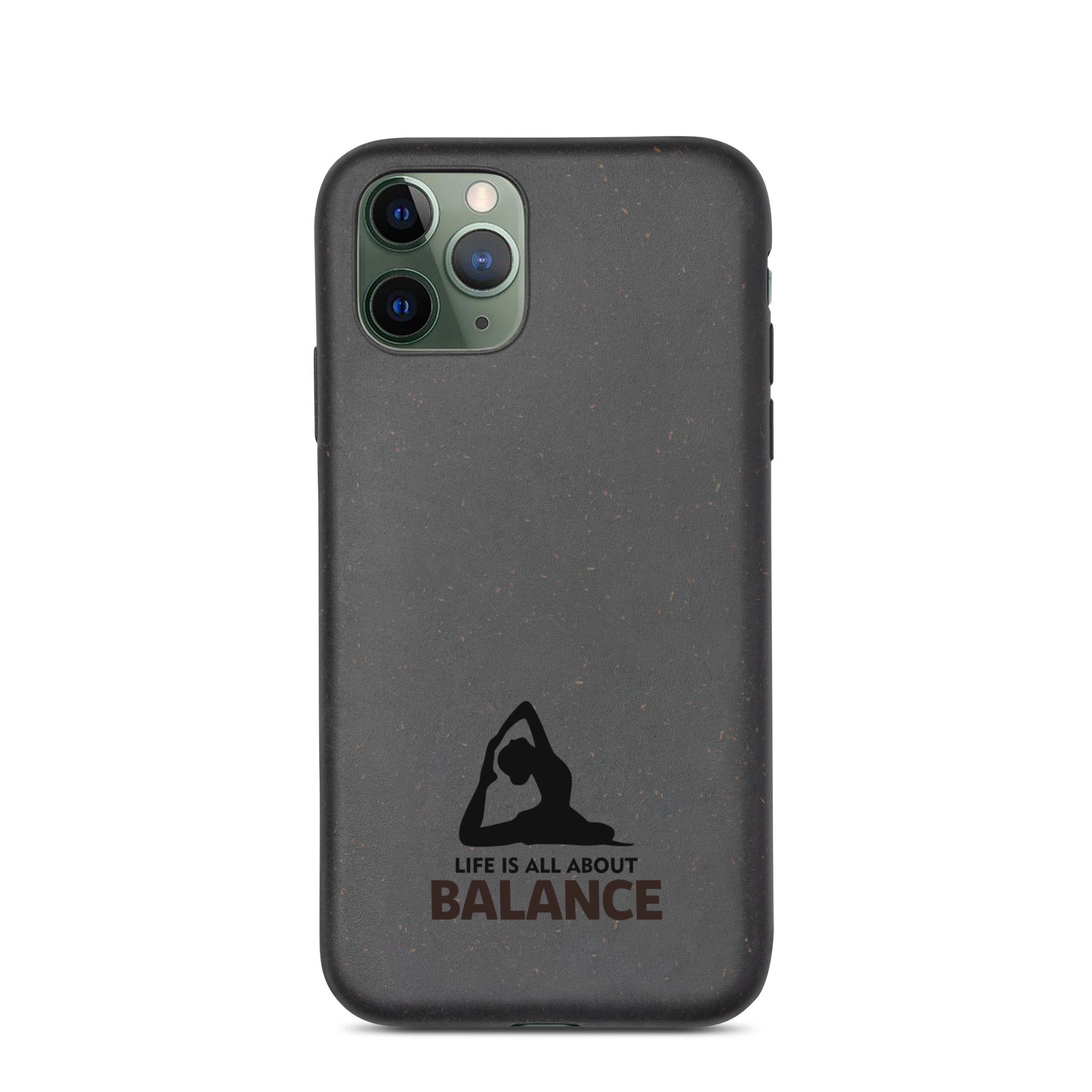 LIFE IS ALL ABOUT BALANCE - Speckled iPhone case