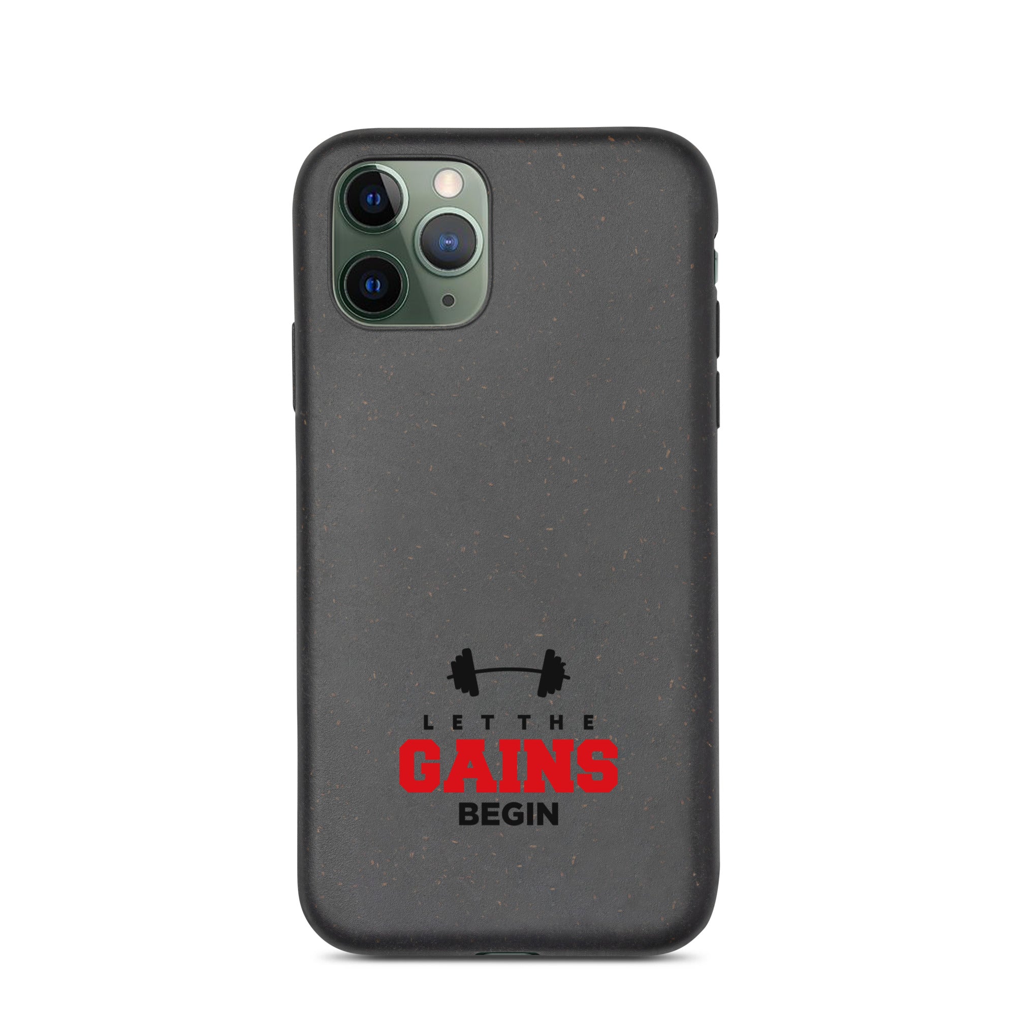 LET THE GAINS BEGIN - Speckled iPhone case