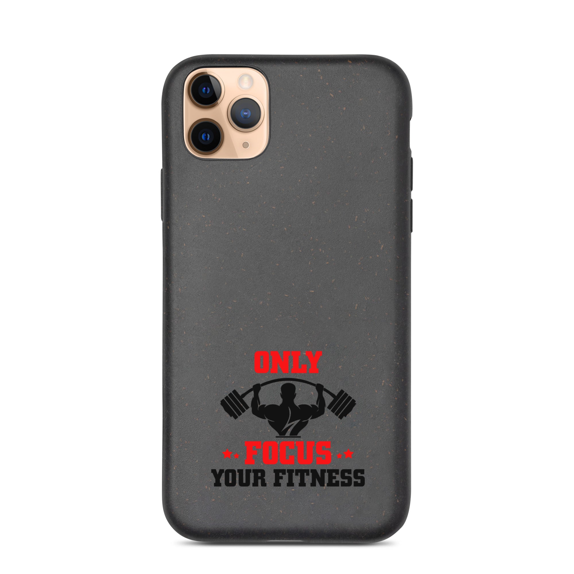 ONLY FOCUS YOUR FITNESS - Speckled iPhone case