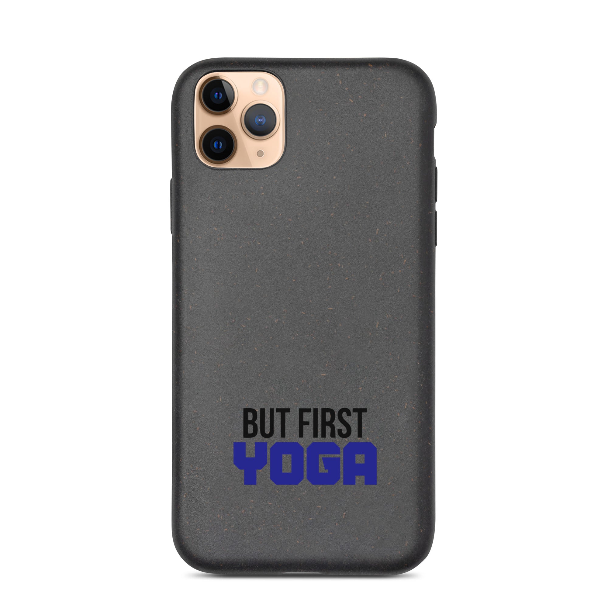 BUT FIRST YOGA - Speckled iPhone case