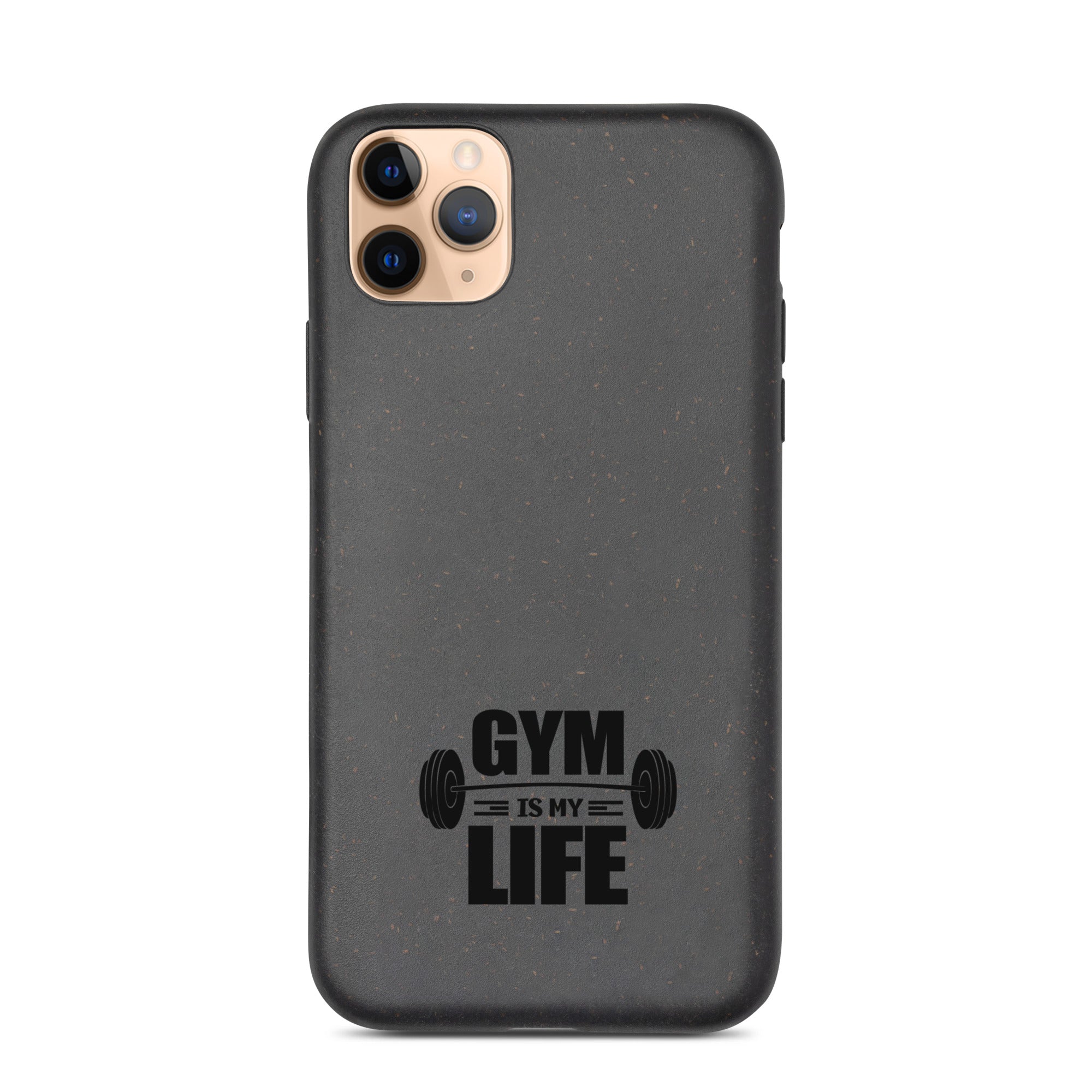 GYM IS MY LIFE - Speckled iPhone case