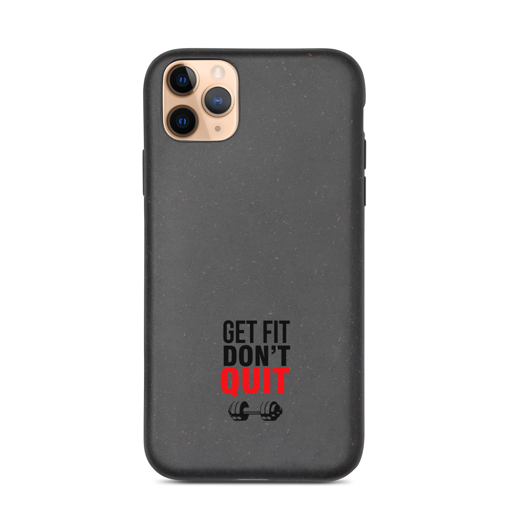 GET FIT DON'T QUIT - Speckled iPhone case