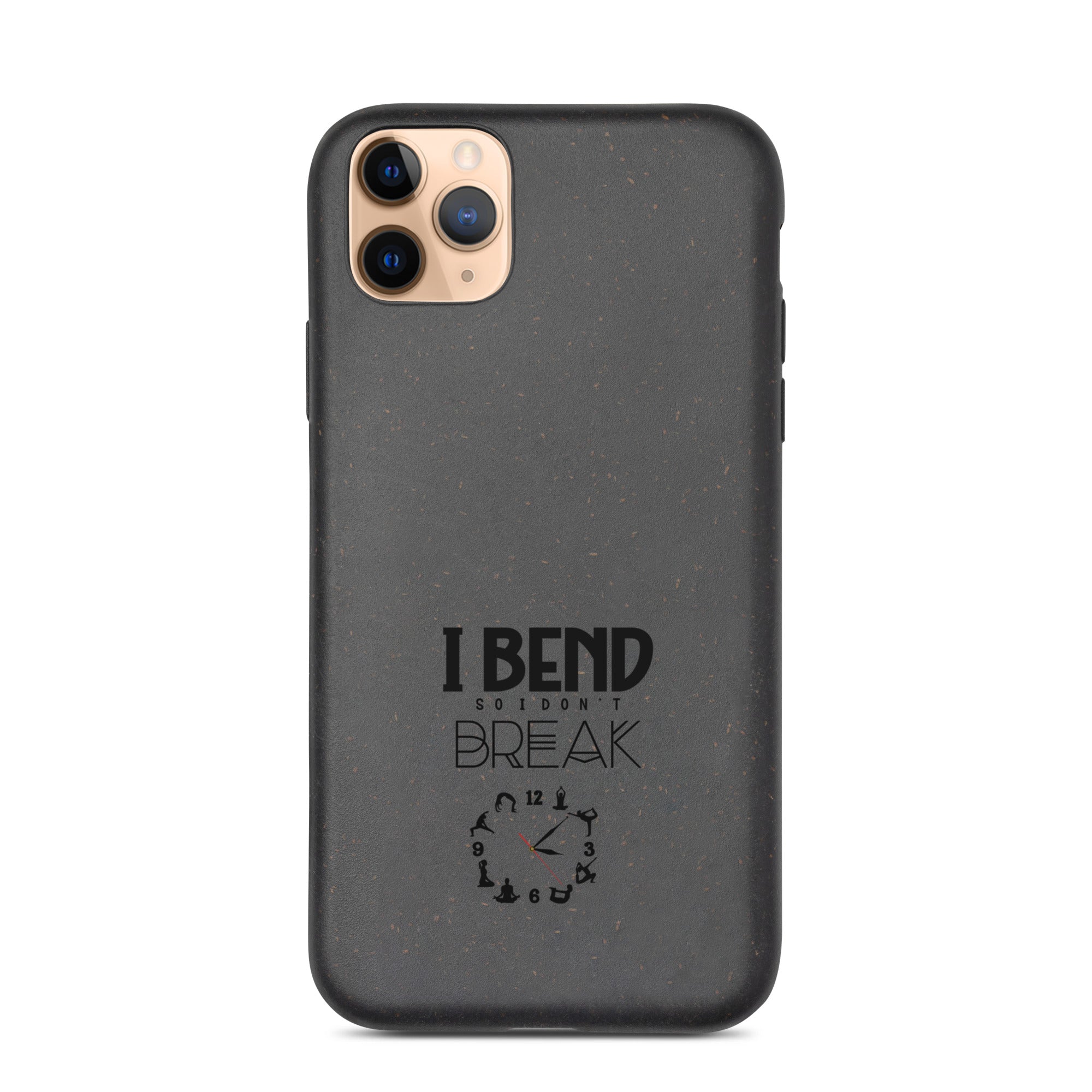 I BEND SO I DON'T BREAK - Speckled iPhone case