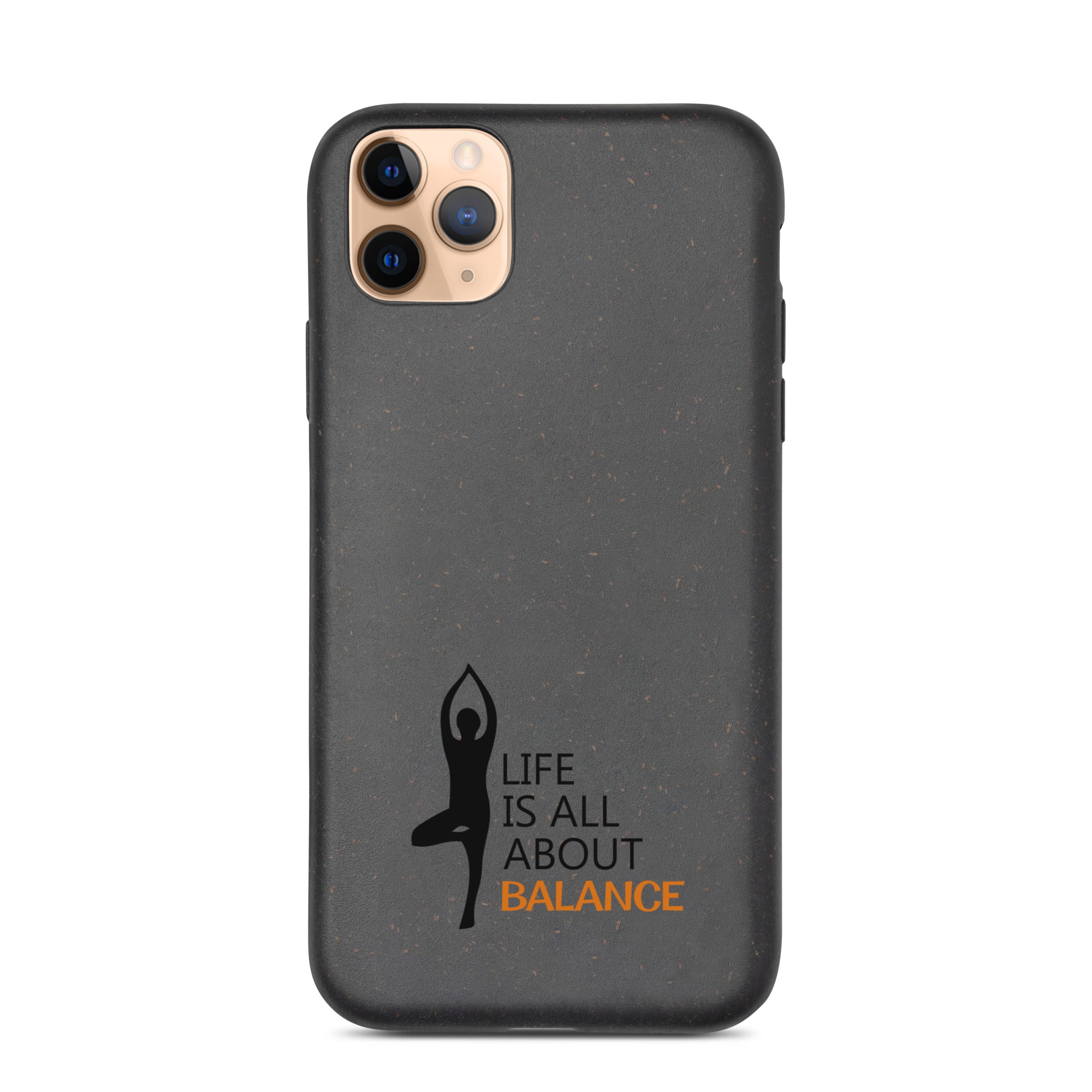 LIFE IS ALL ABOUT BALANCE - Speckled iPhone case