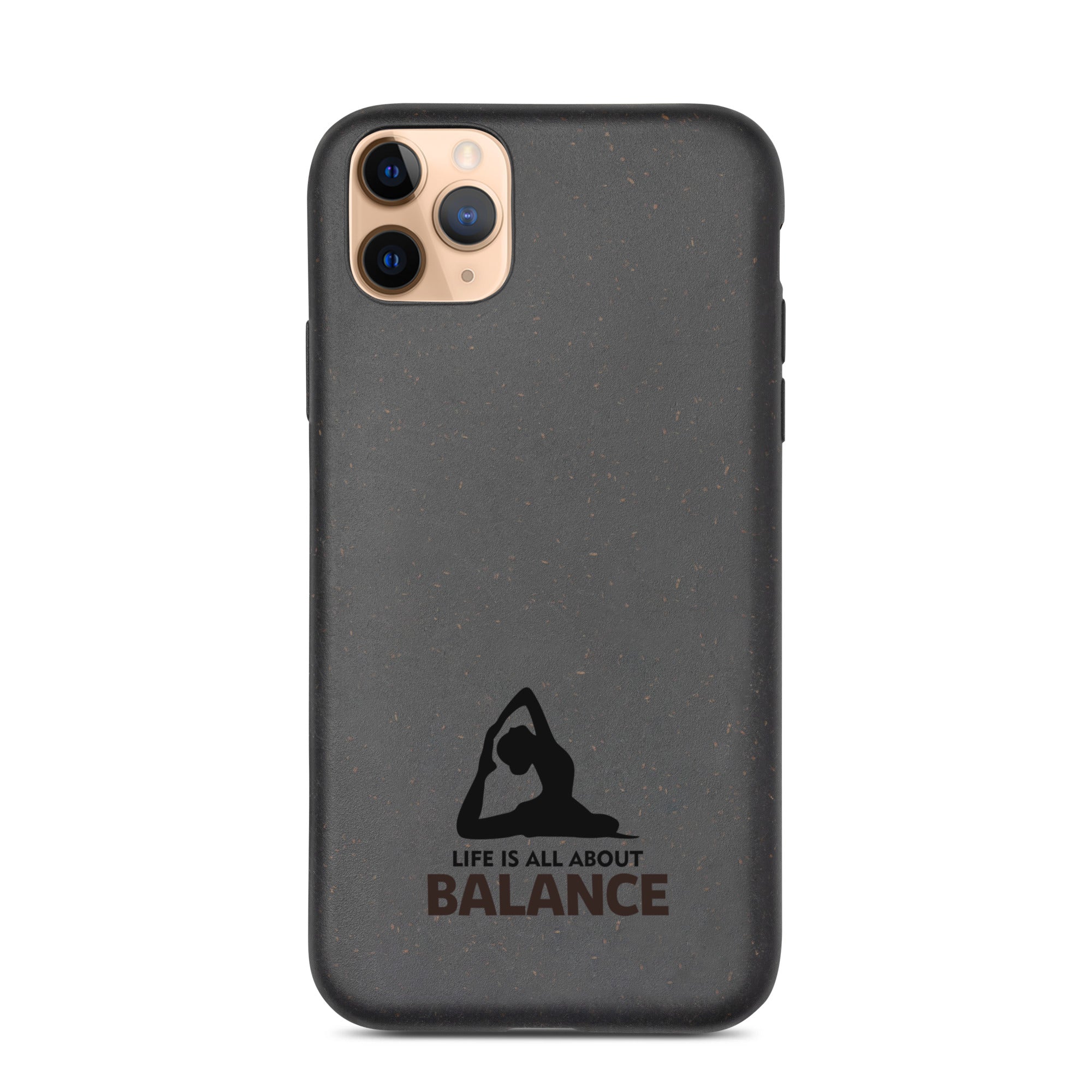 LIFE IS ALL ABOUT BALANCE - Speckled iPhone case