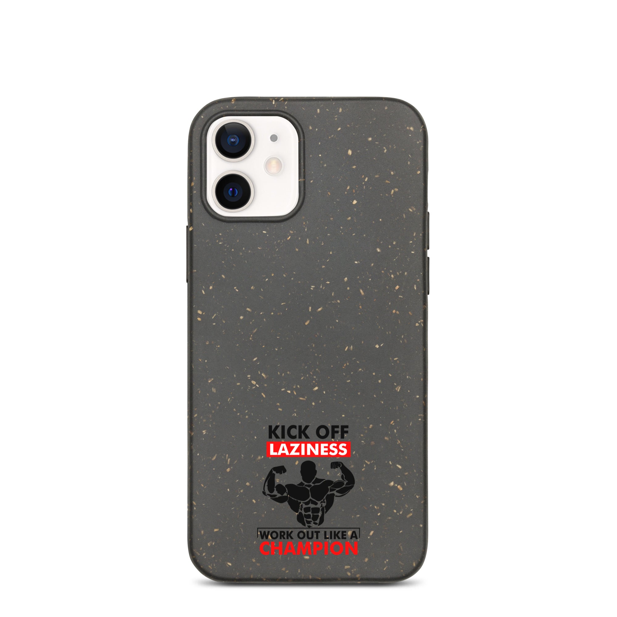 KICK OFF LAZINESS - Speckled iPhone case