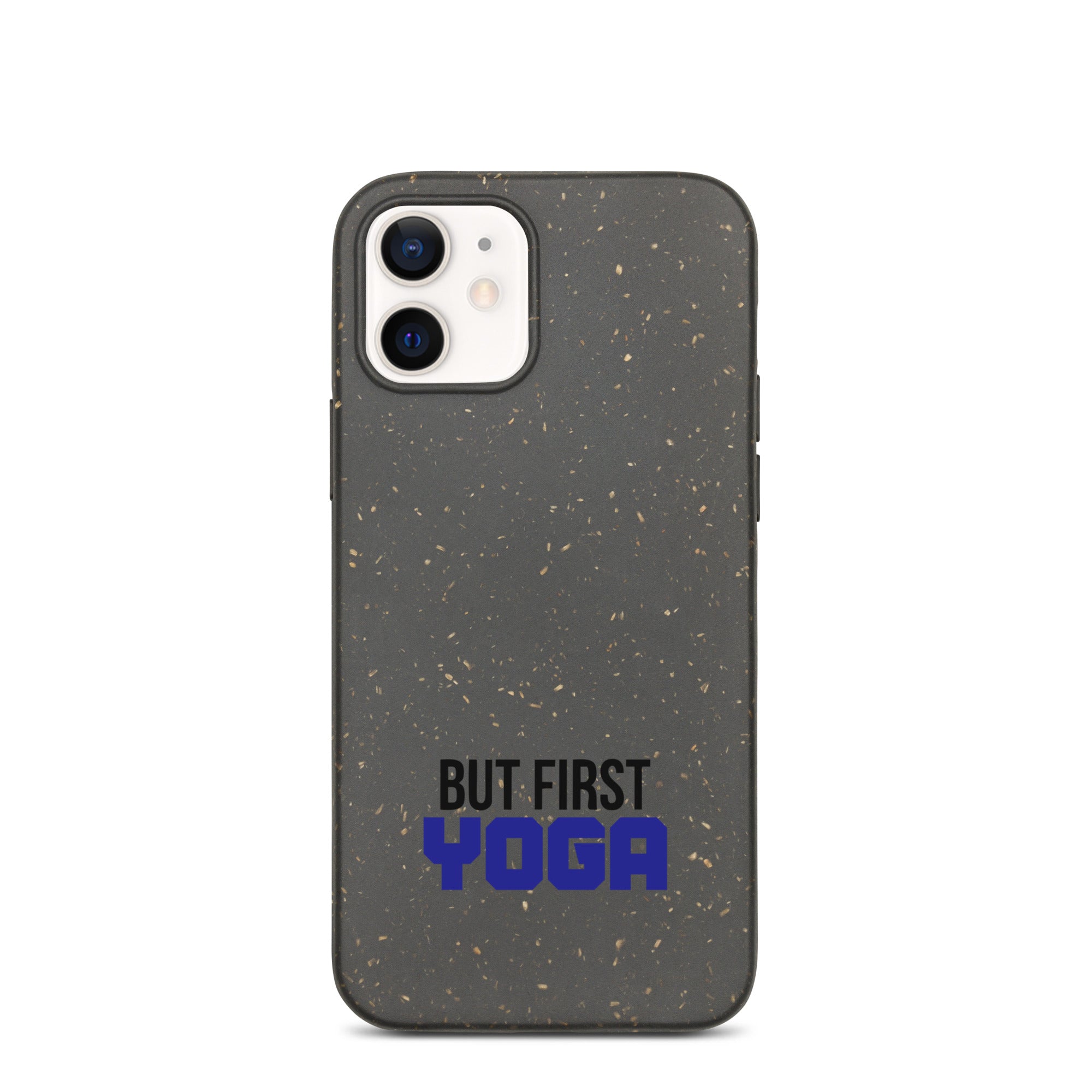 BUT FIRST YOGA - Speckled iPhone case