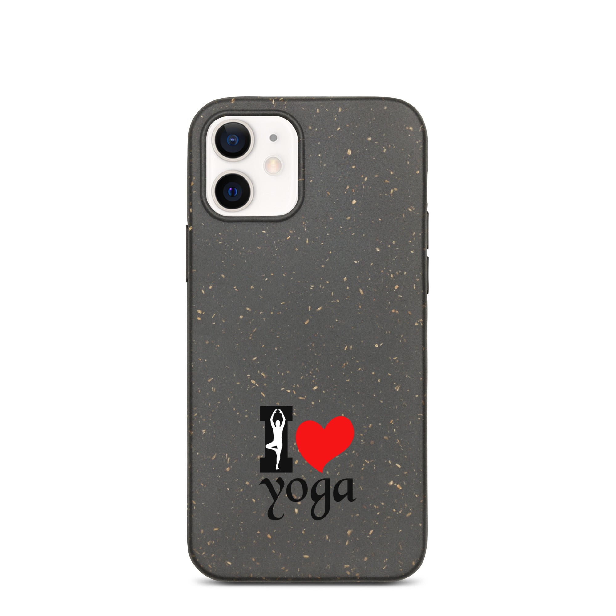 I LOVE YOGA - Speckled iPhone case