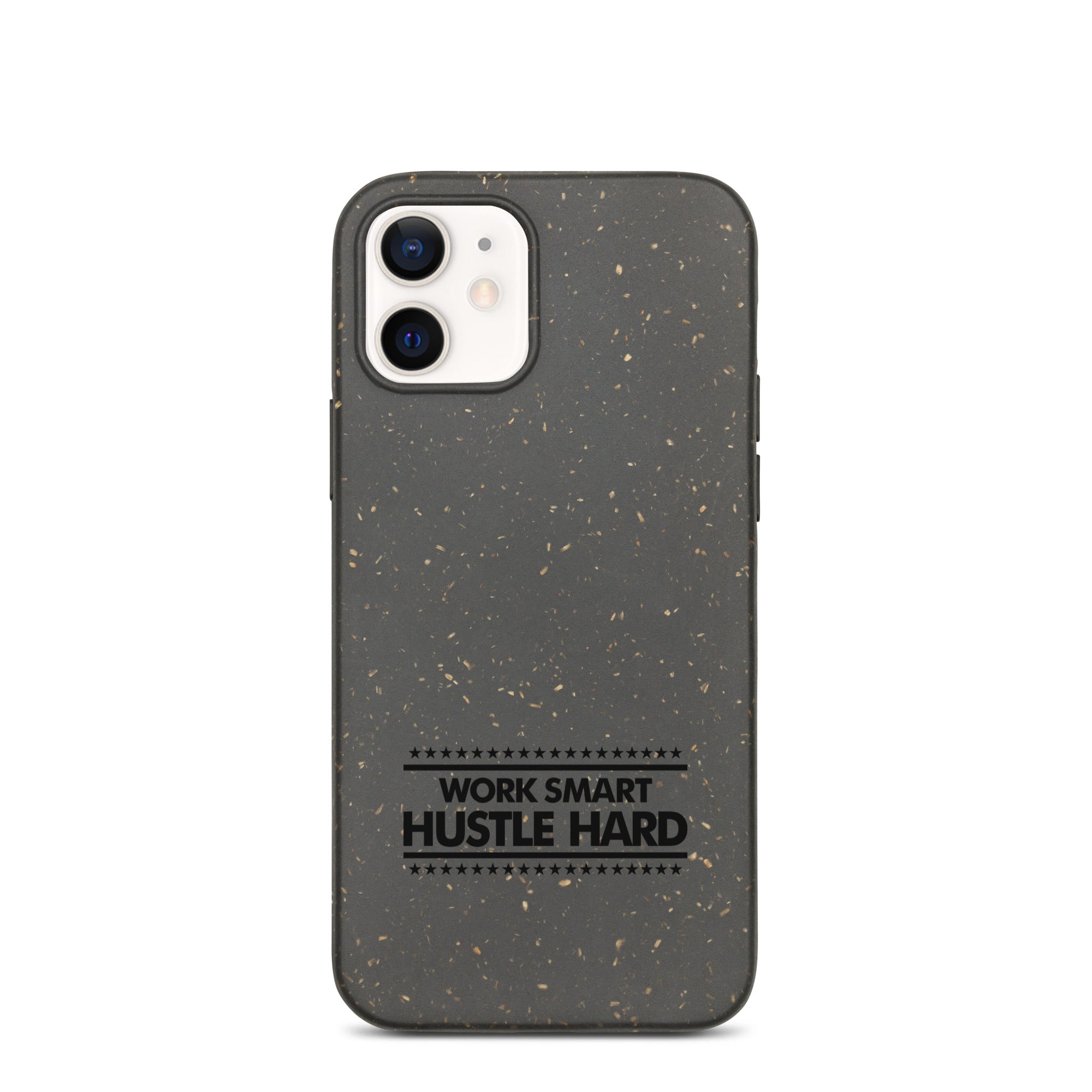 WORK SMART HUSTLE HARD - Speckled iPhone case