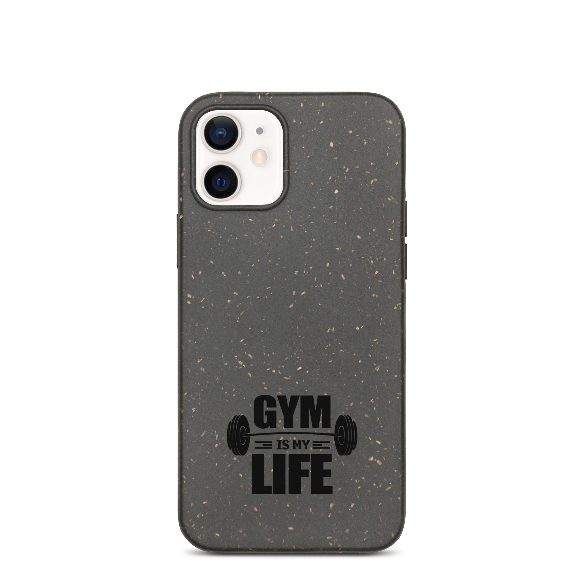 GYM IS MY LIFE - Speckled iPhone case