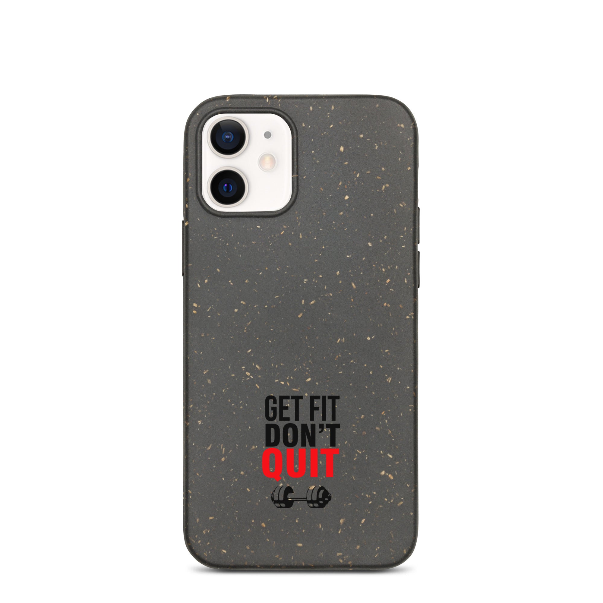GET FIT DON'T QUIT - Speckled iPhone case