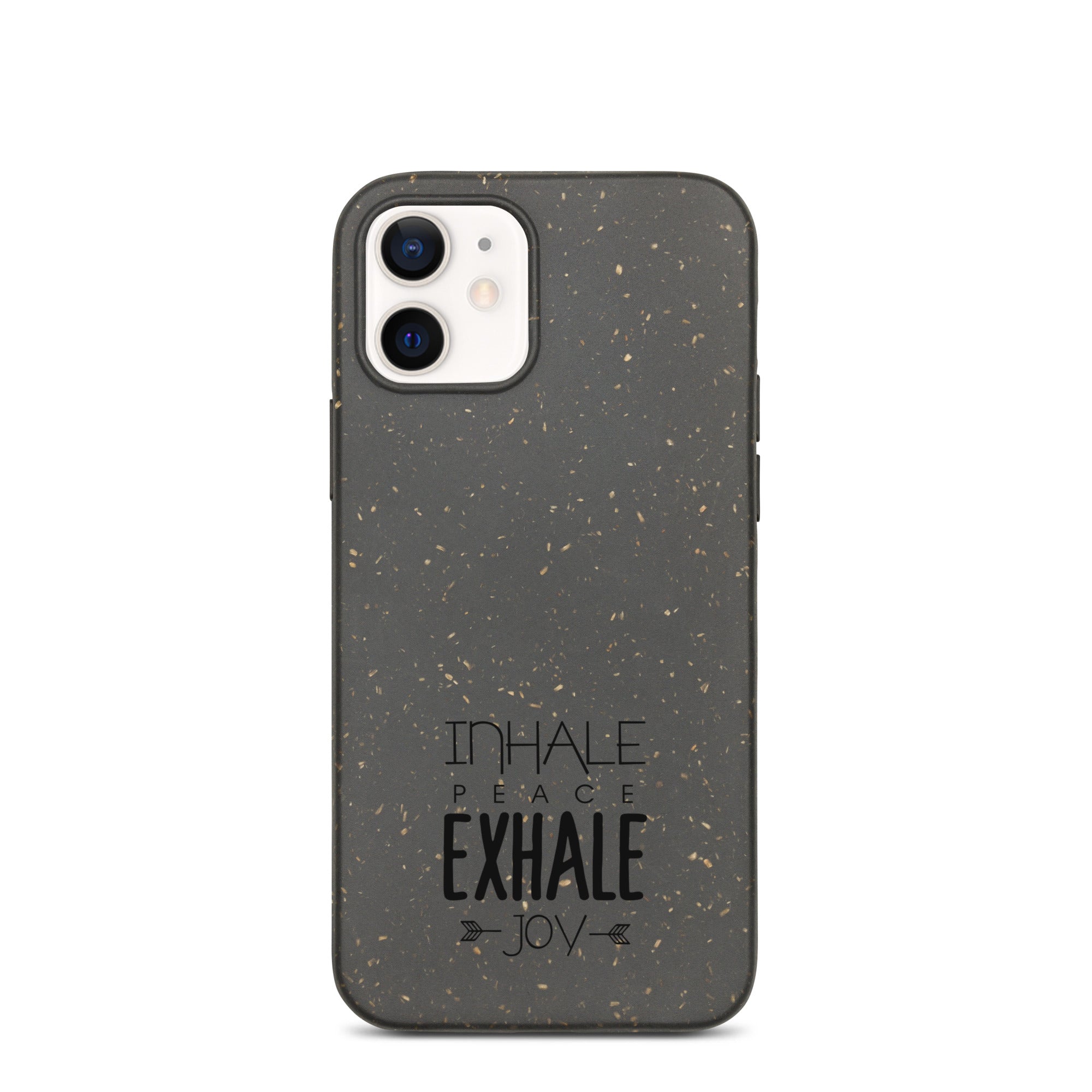 INHALE PEACE EXHALE JOY - Speckled iPhone case