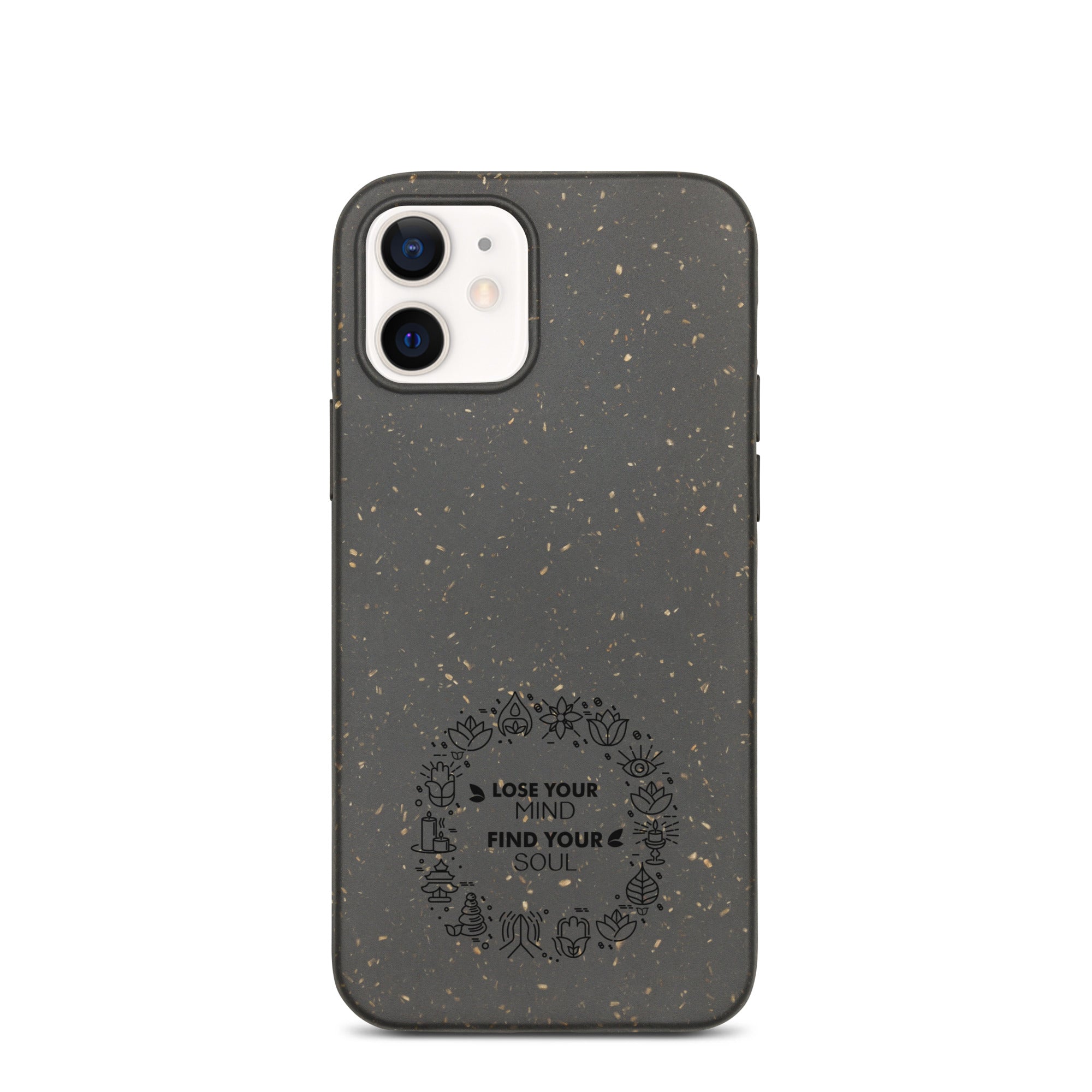 LOSE YOUR MIND FIND YOUR SOUL - Speckled iPhone case