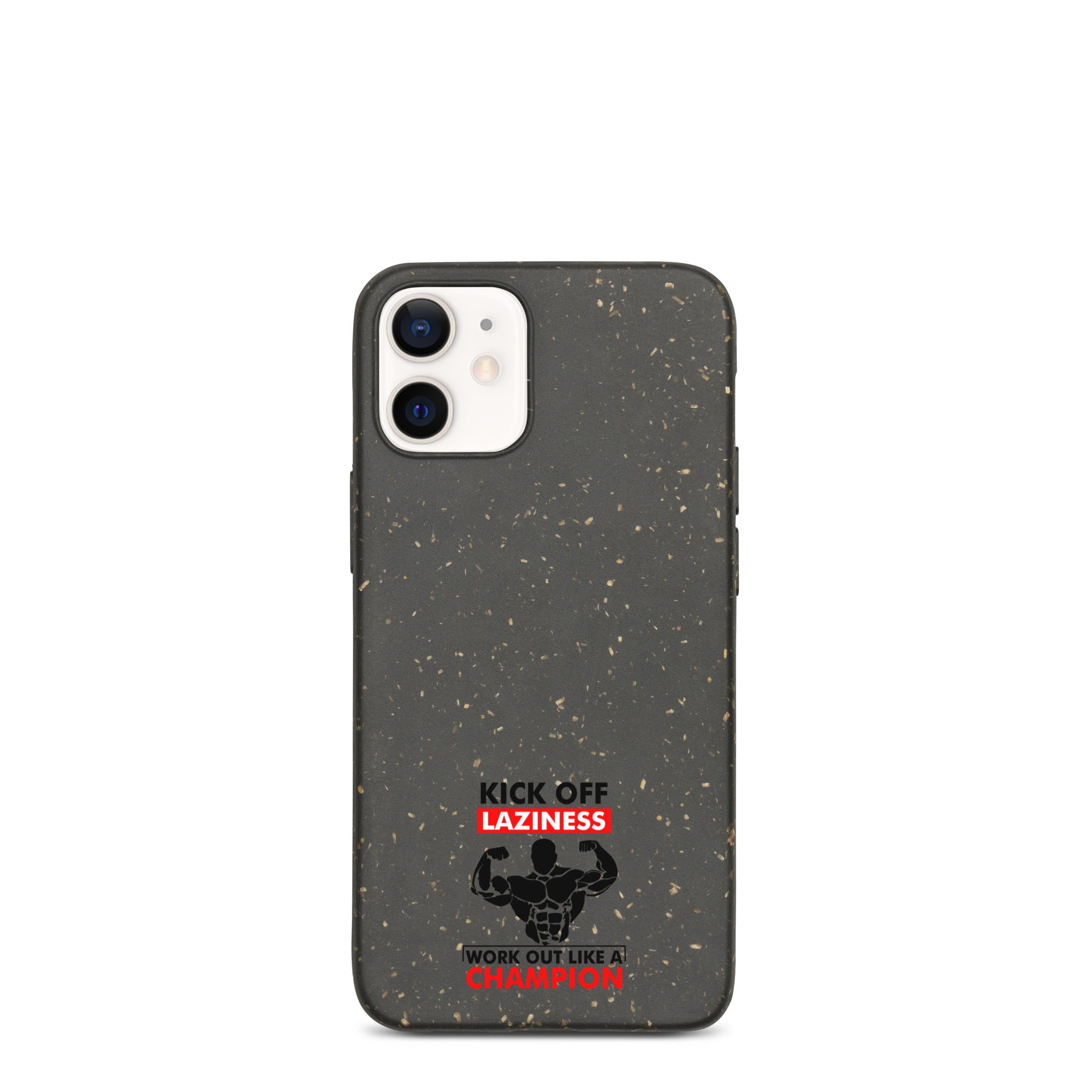 KICK OFF LAZINESS - Speckled iPhone case