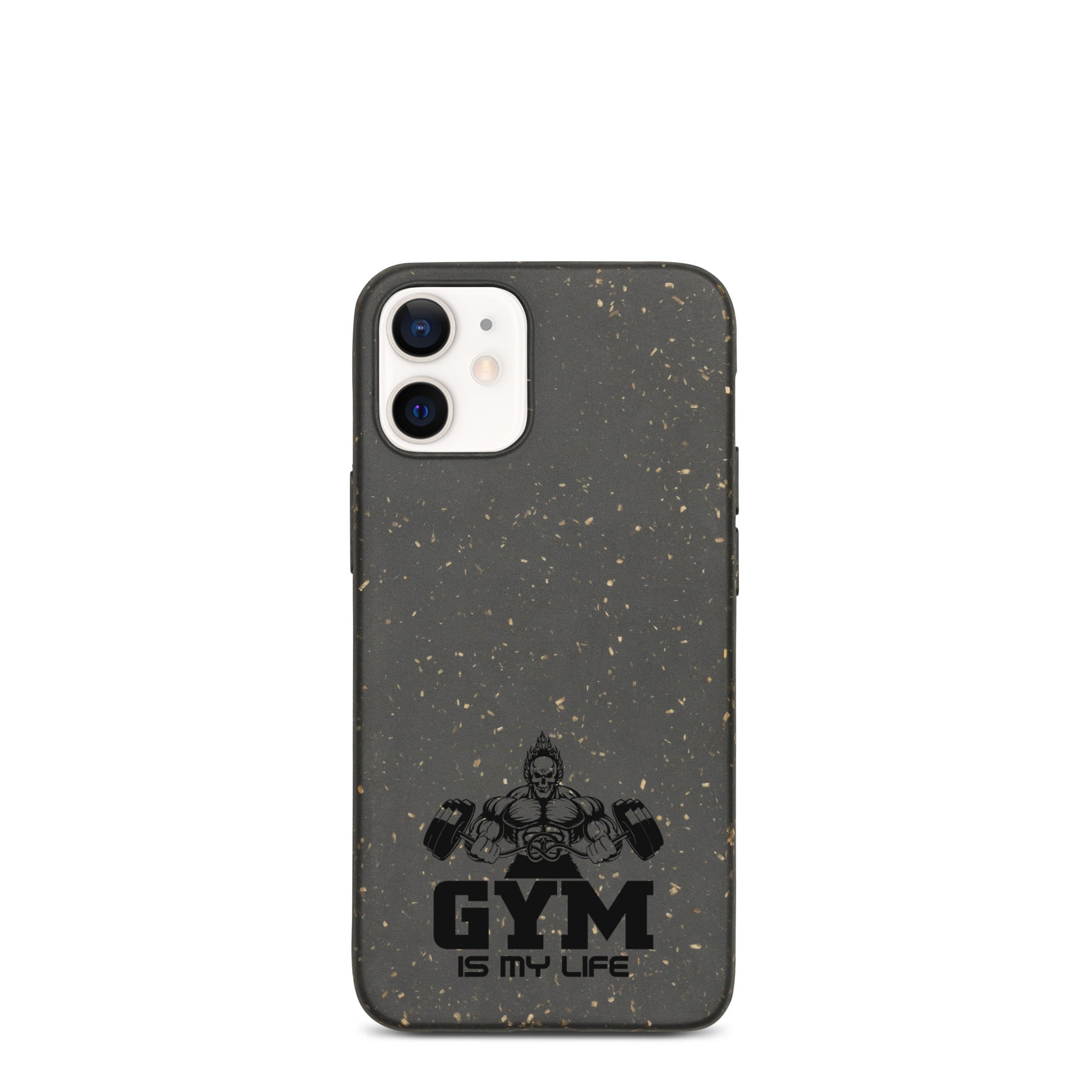 GYM IS MY LIFE - Speckled iPhone case