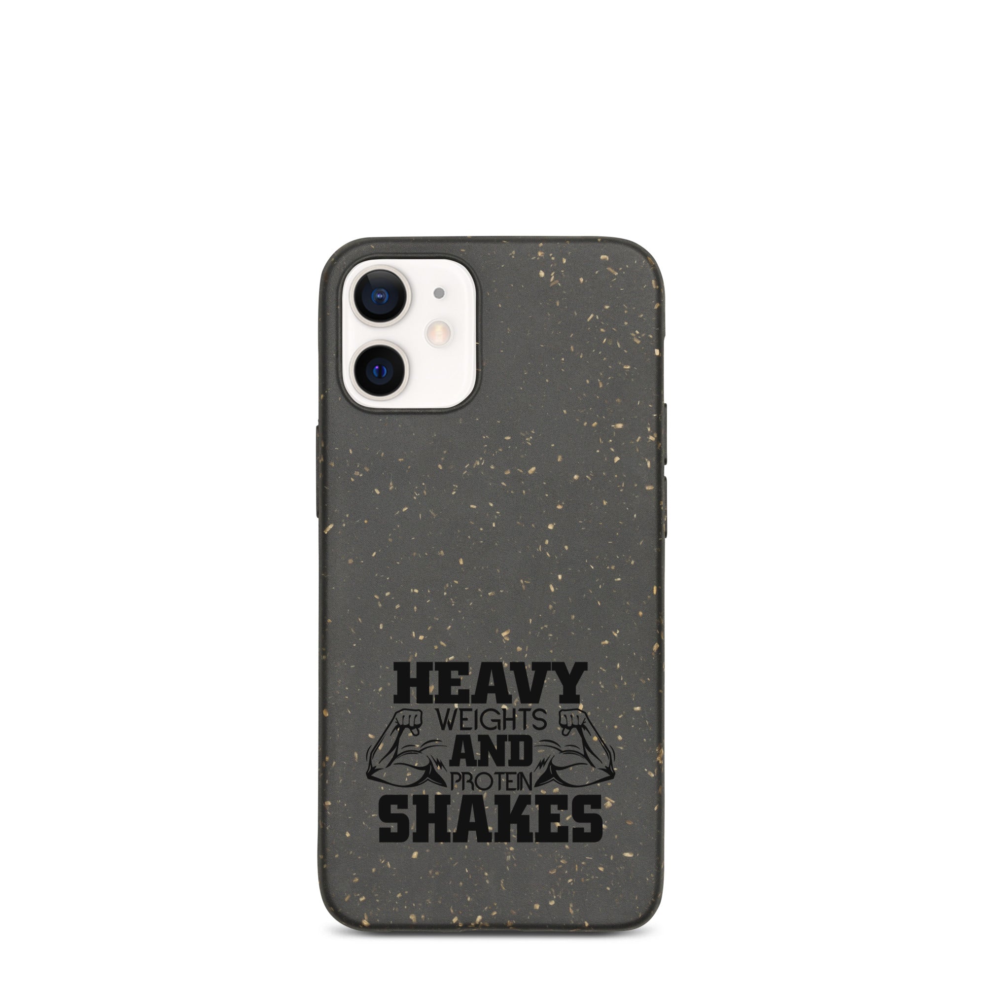 HEAVY WEIGHTS AND PROTEIN SHAKES - Speckled iPhone case