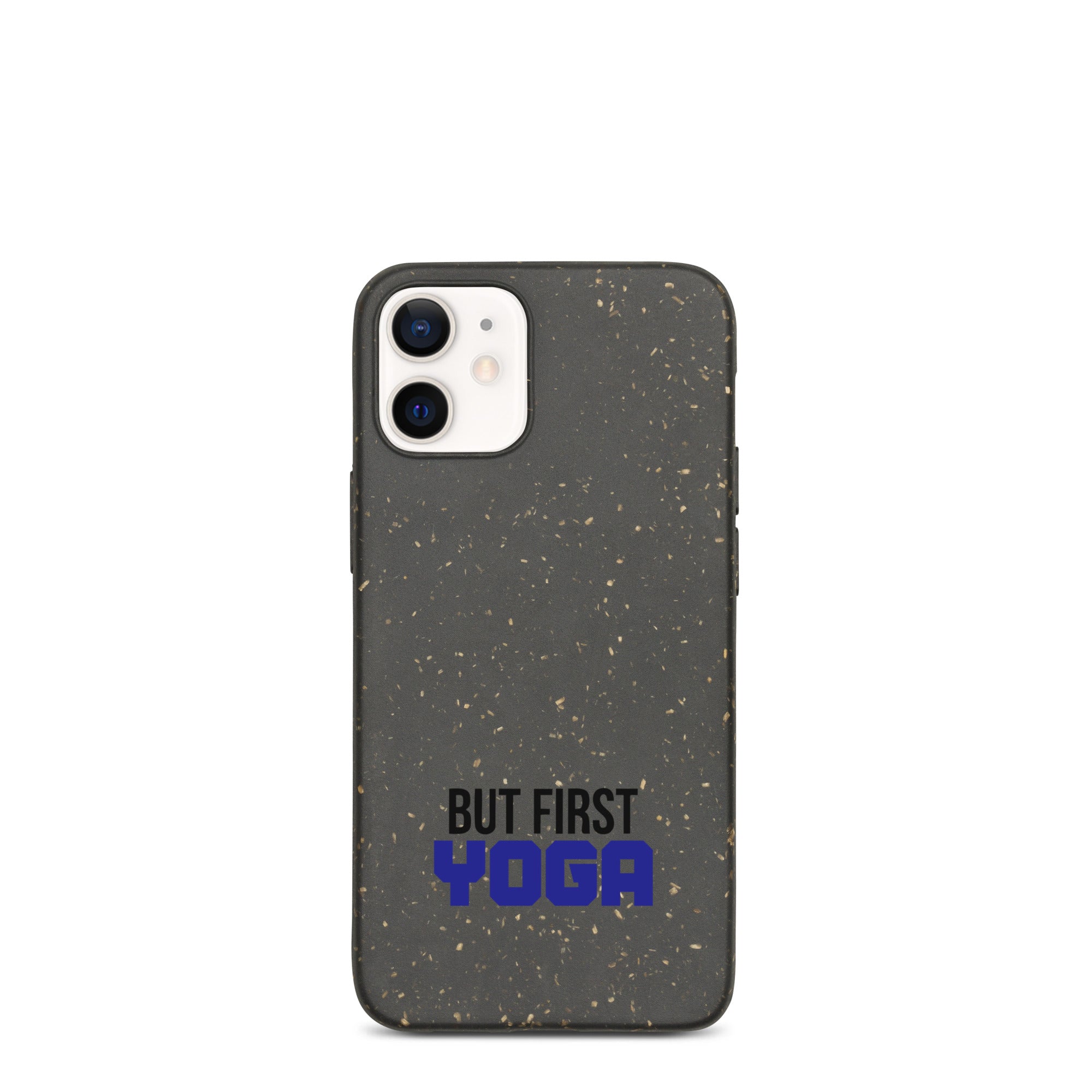 BUT FIRST YOGA - Speckled iPhone case