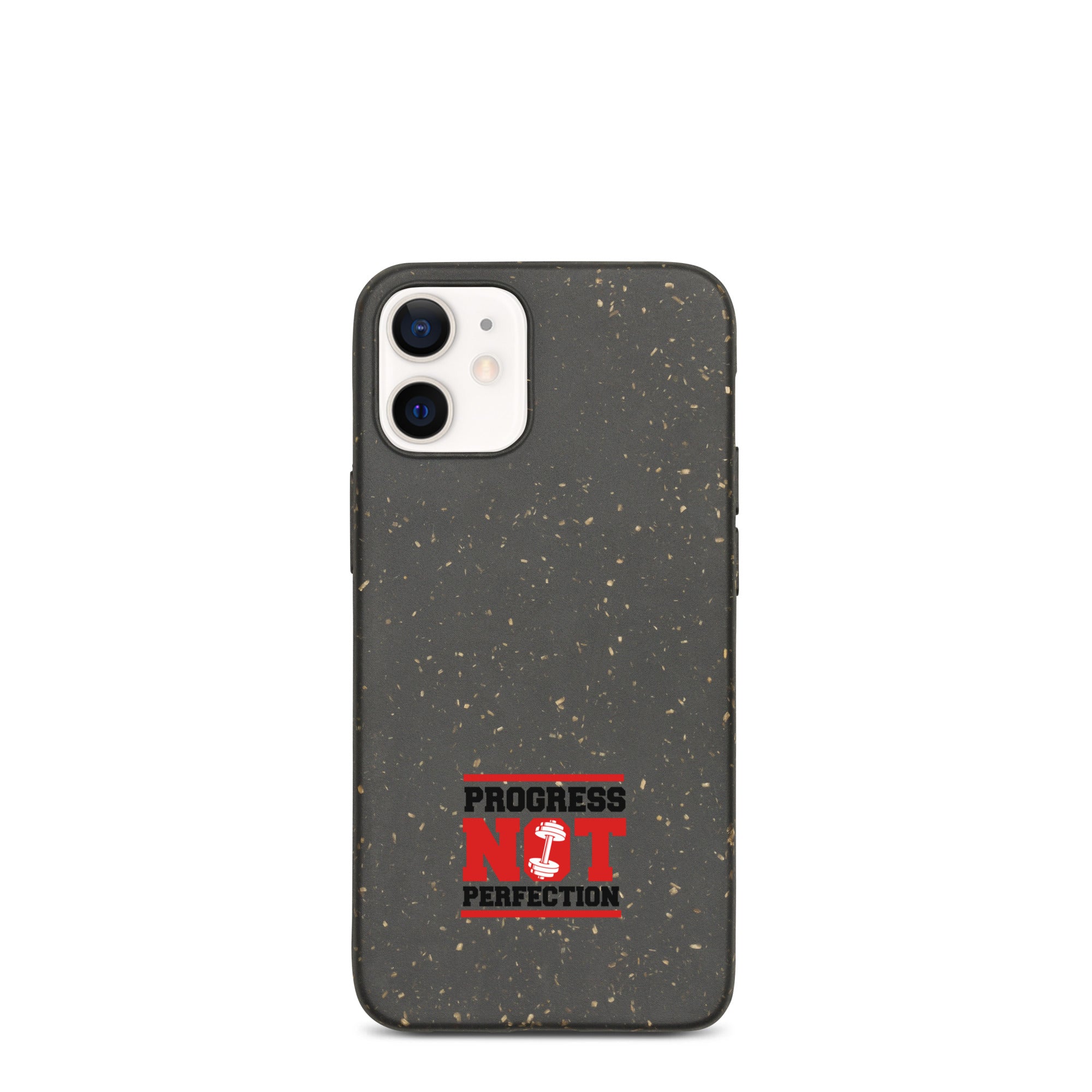 PROGRESS NOT PERFECTION - Speckled iPhone case