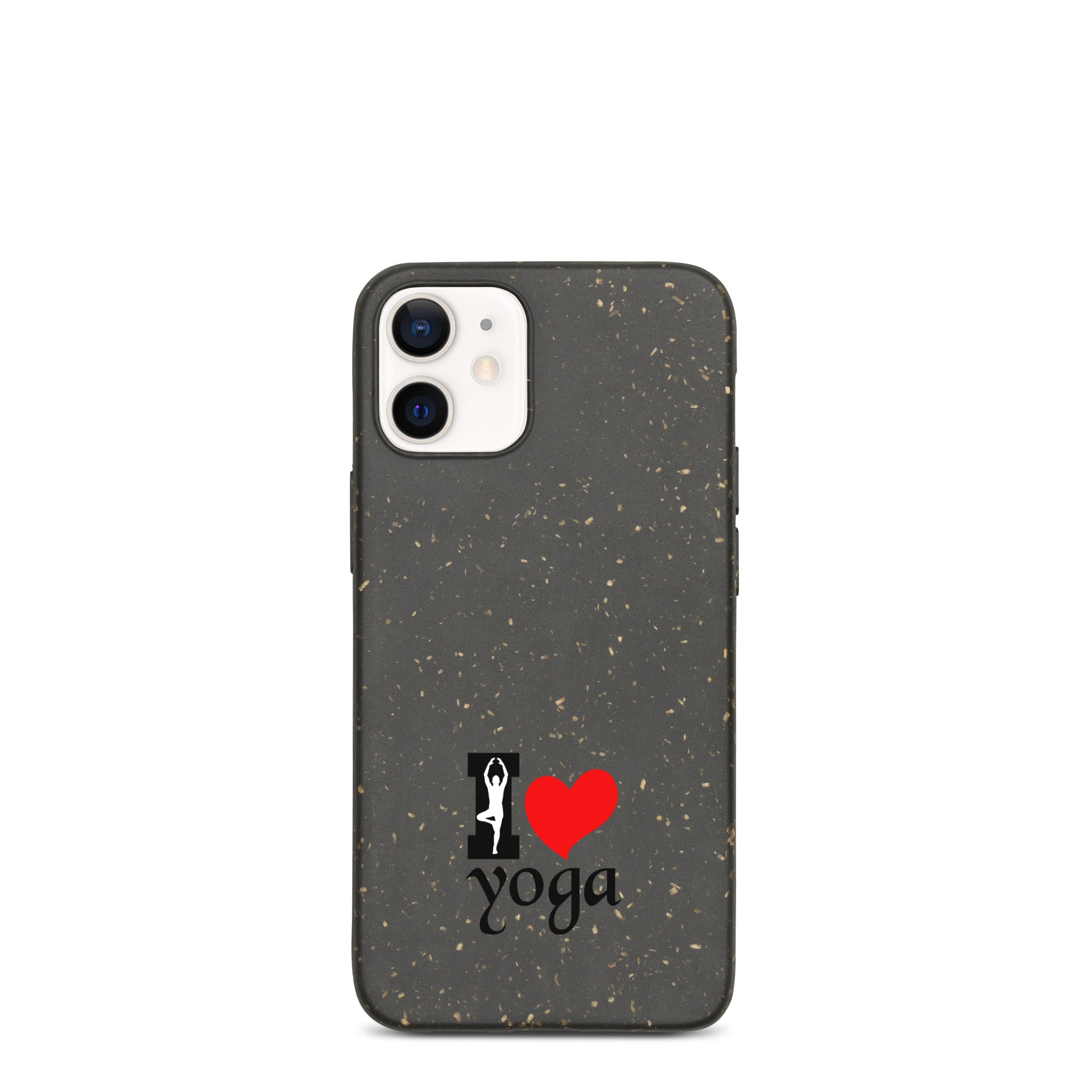 I LOVE YOGA - Speckled iPhone case