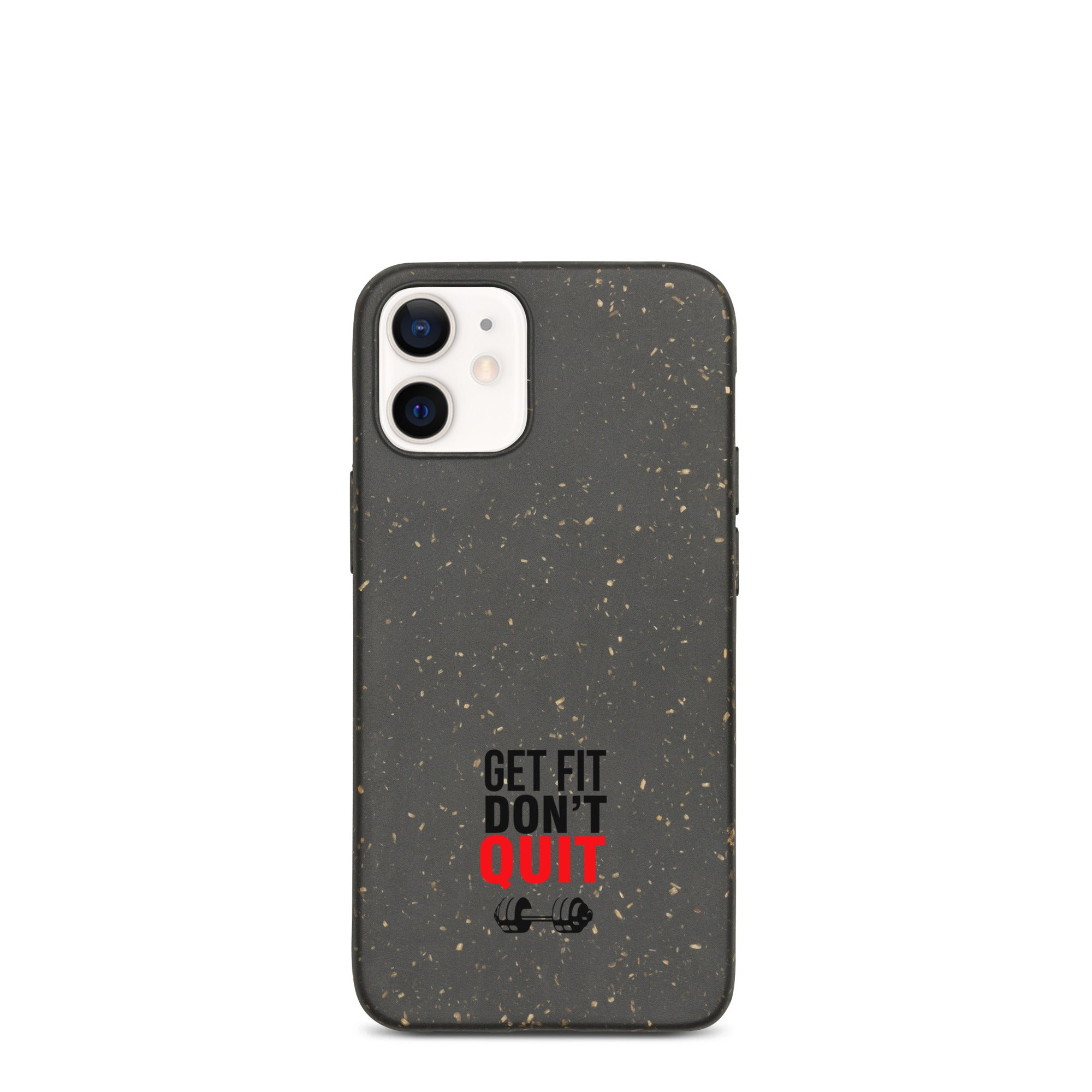 GET FIT DON'T QUIT - Speckled iPhone case