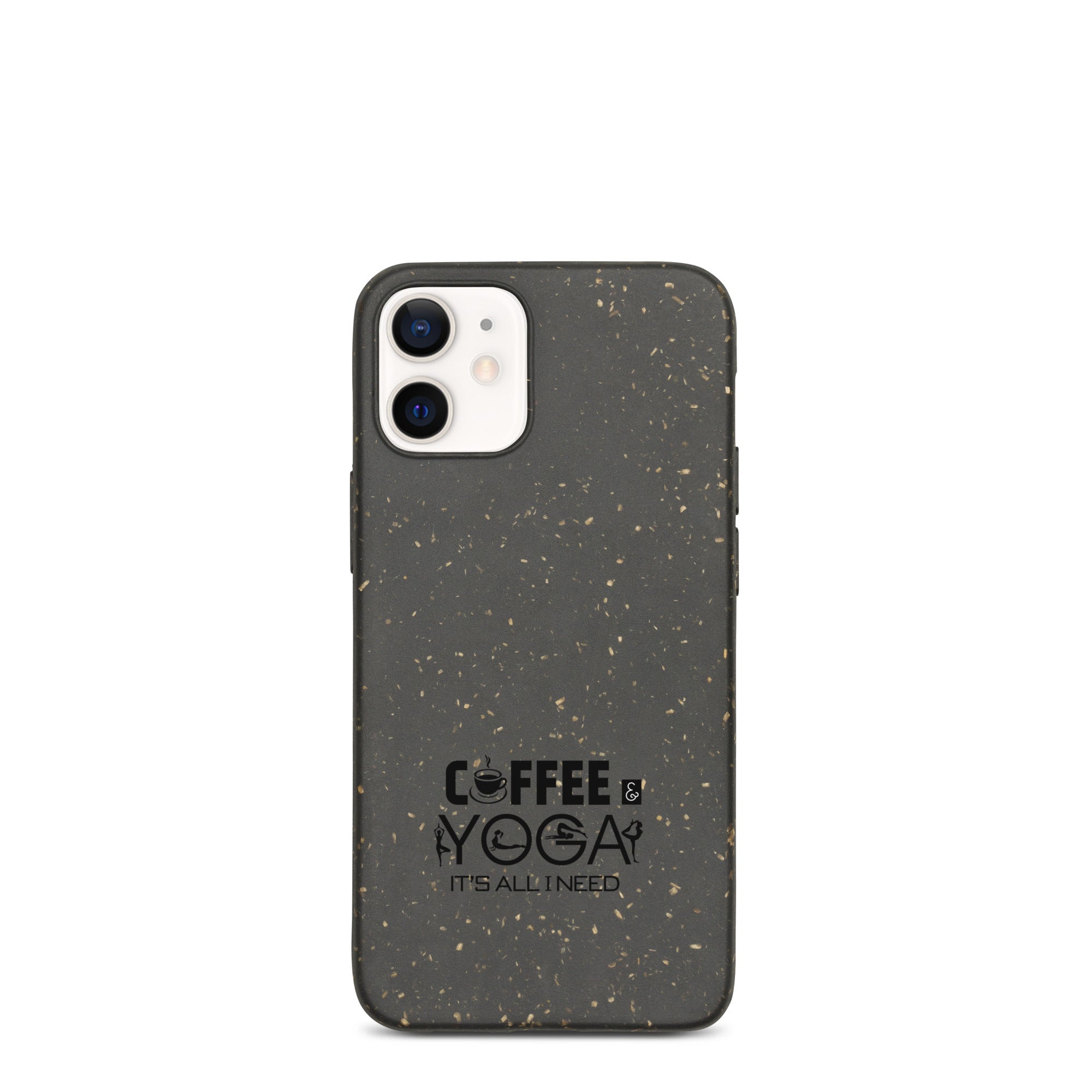 COFFEE YOGA IT'S ALL I NEED - Speckled iPhone case