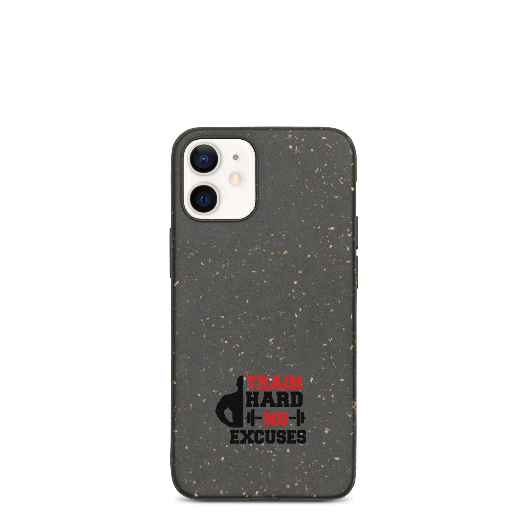 TRAIN HARD NO EXCUSES - Speckled iPhone case