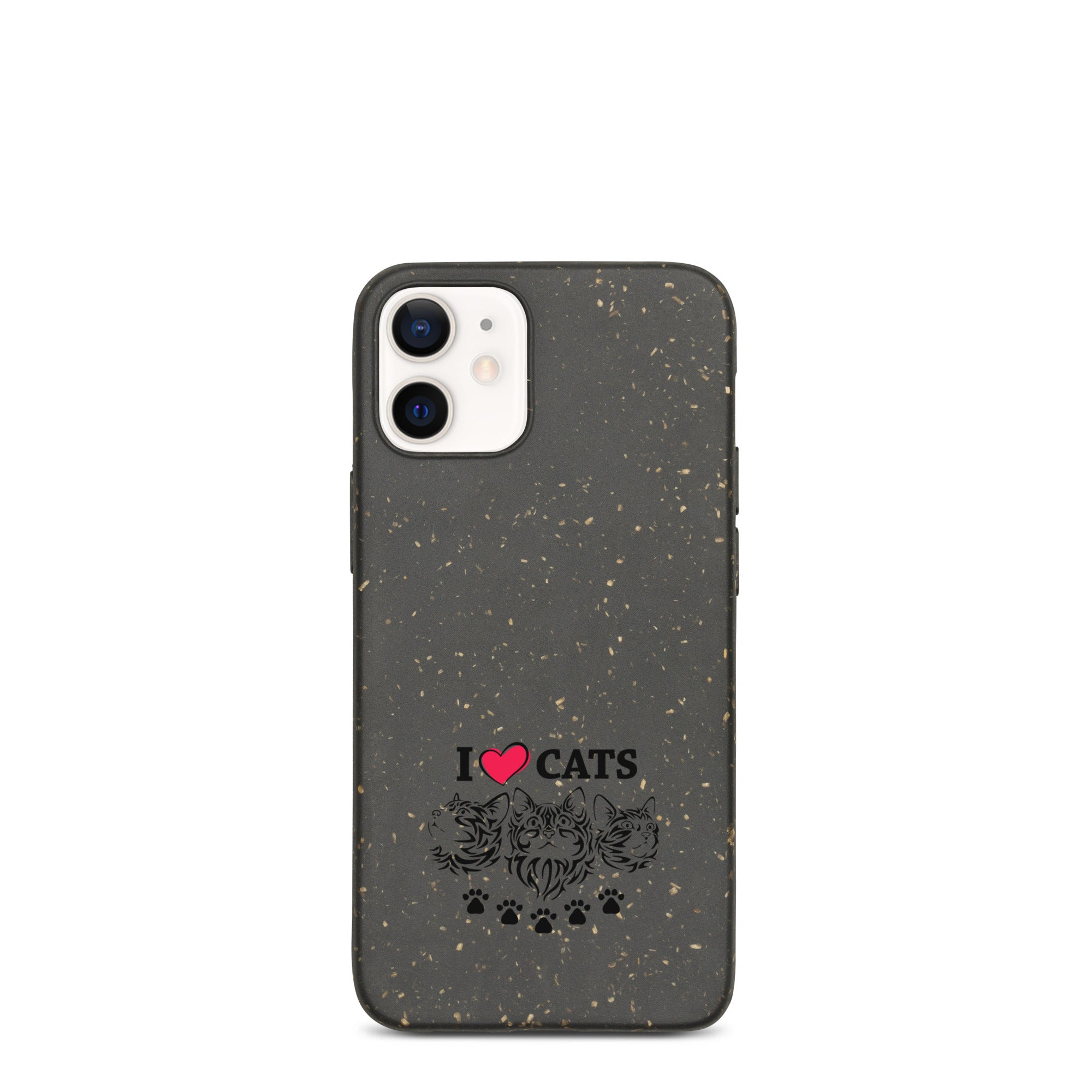 I LOVE CATS - Speckled iPhone case