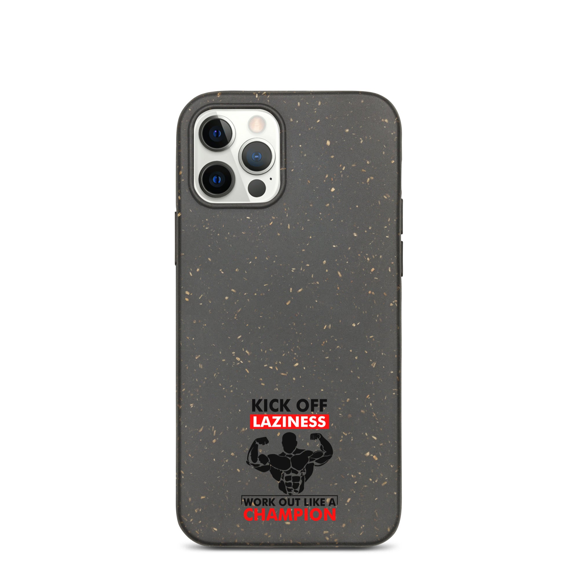 KICK OFF LAZINESS - Speckled iPhone case