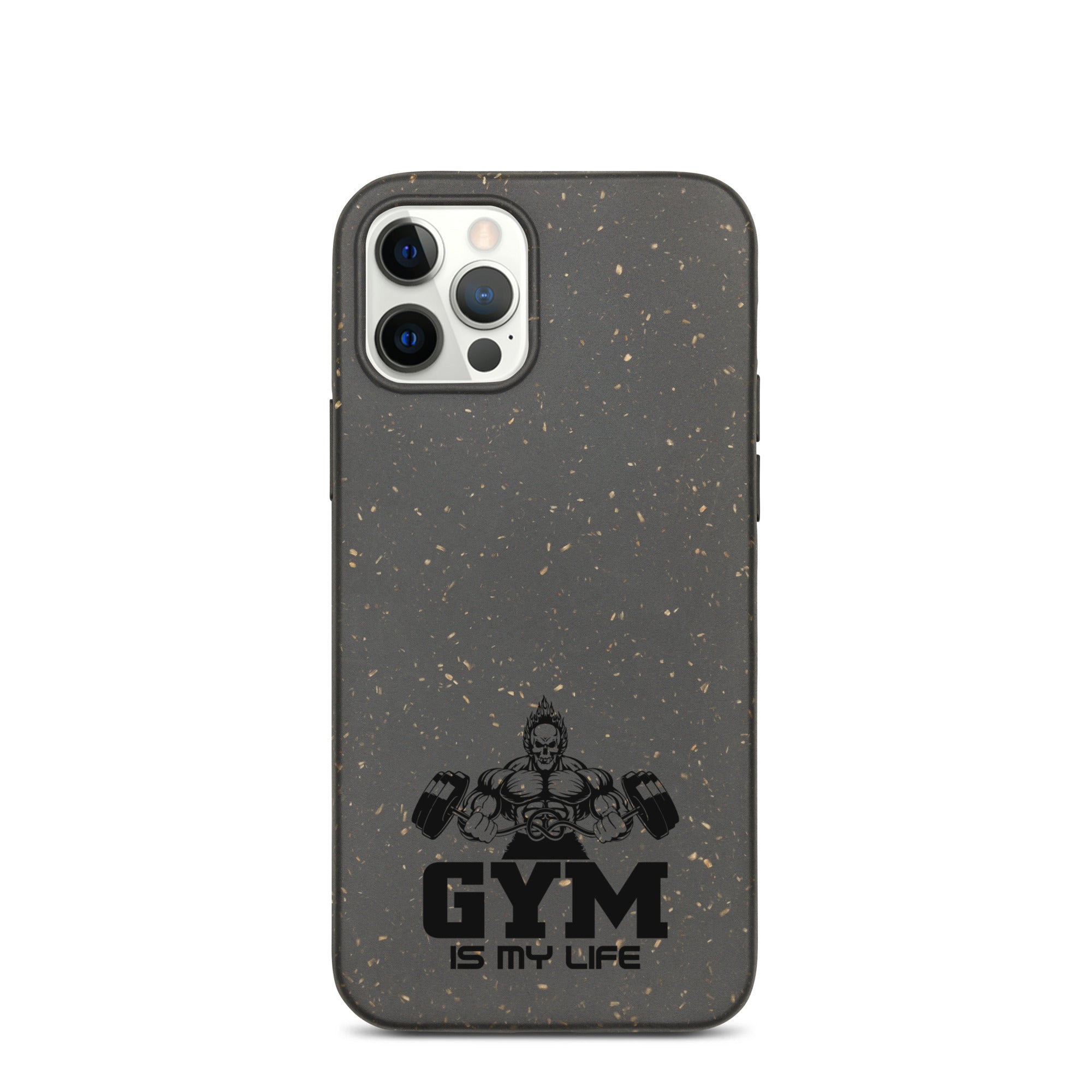 GYM IS MY LIFE - Speckled iPhone case