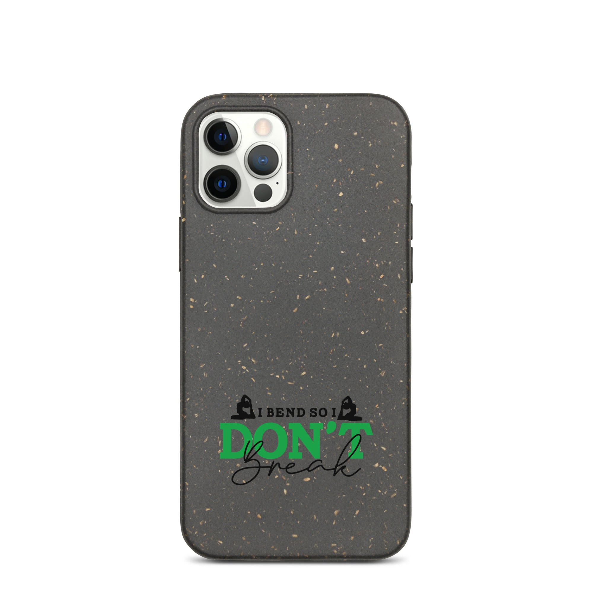 I BEND SO I DON'T BREAK - Speckled iPhone case