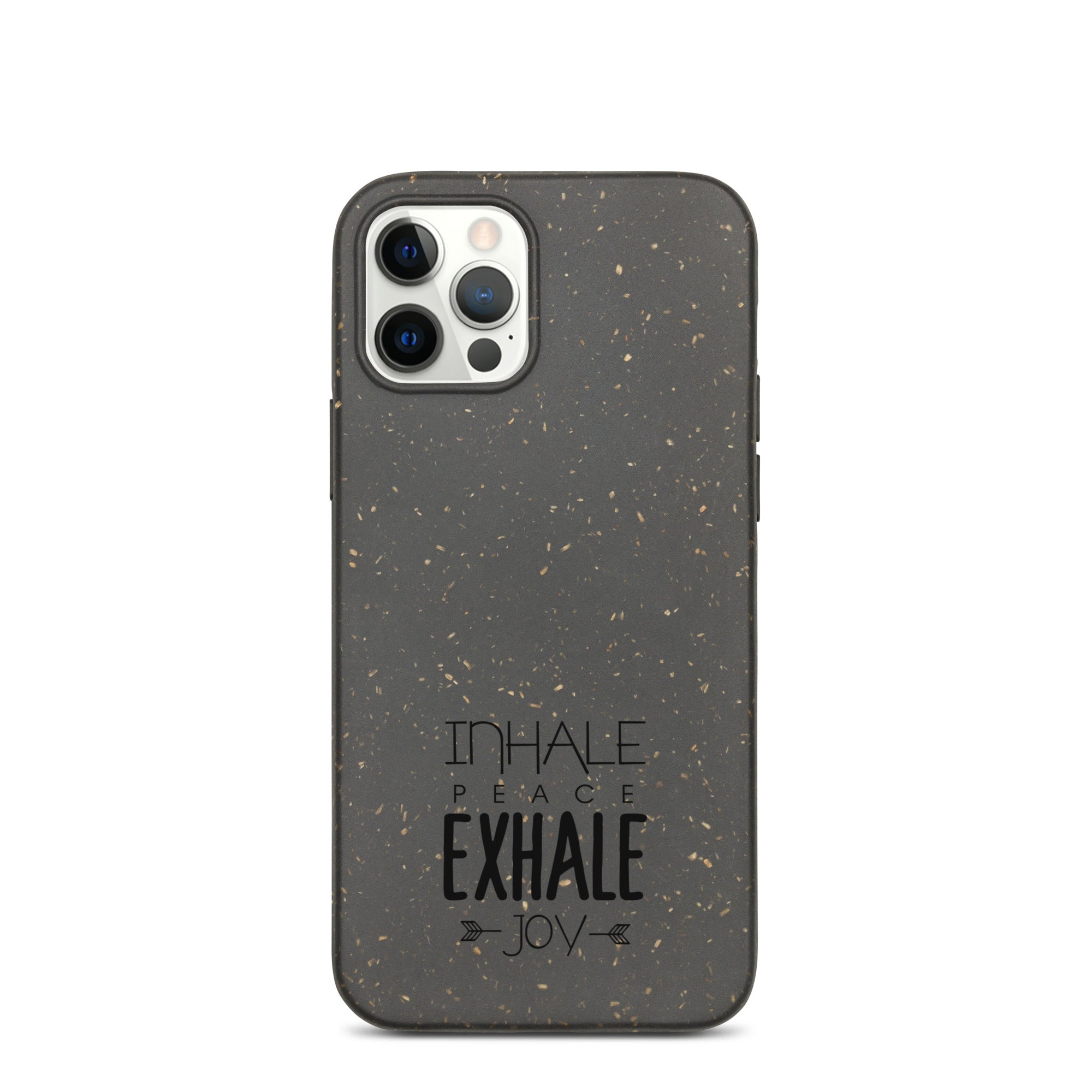 INHALE PEACE EXHALE JOY - Speckled iPhone case