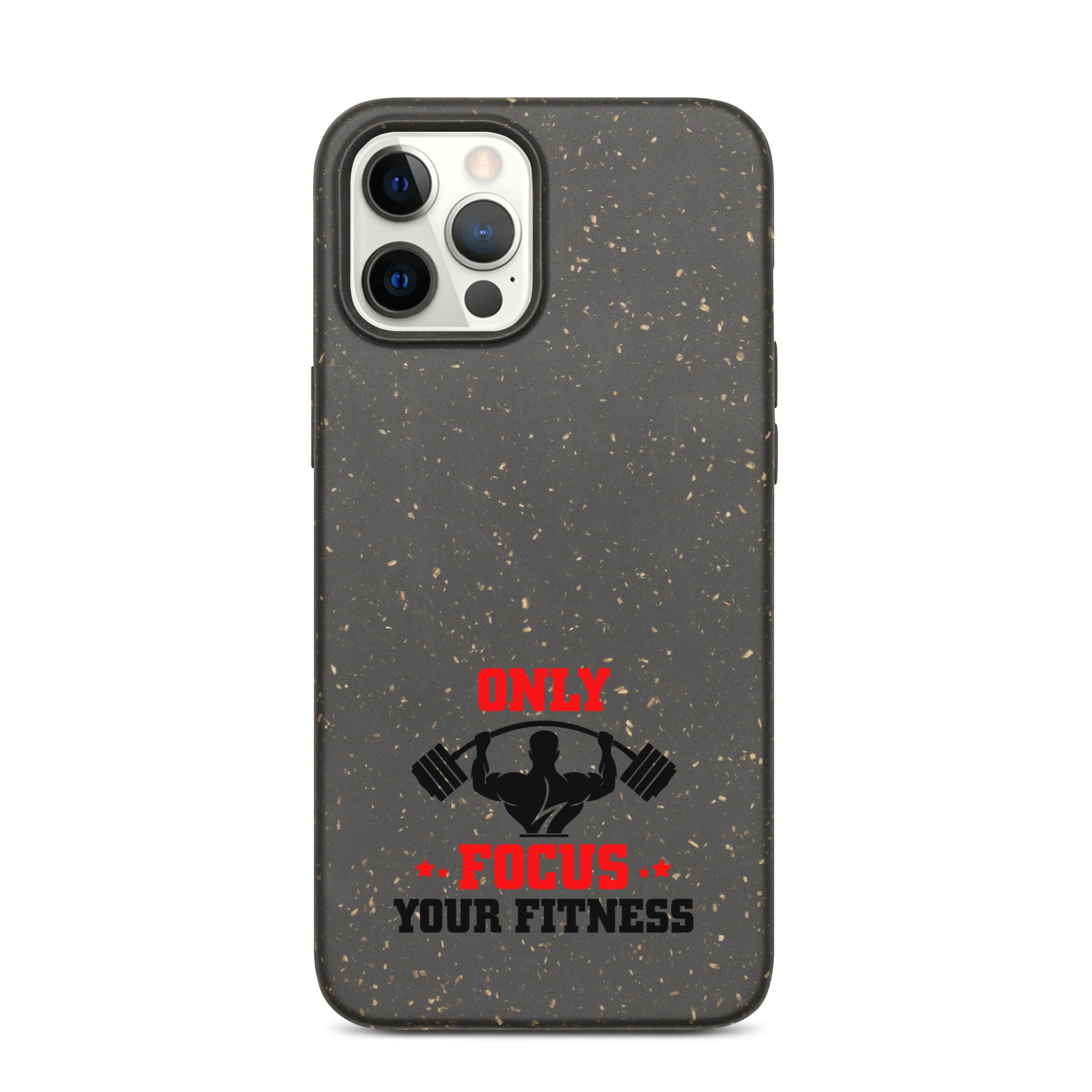 ONLY FOCUS YOUR FITNESS - Speckled iPhone case