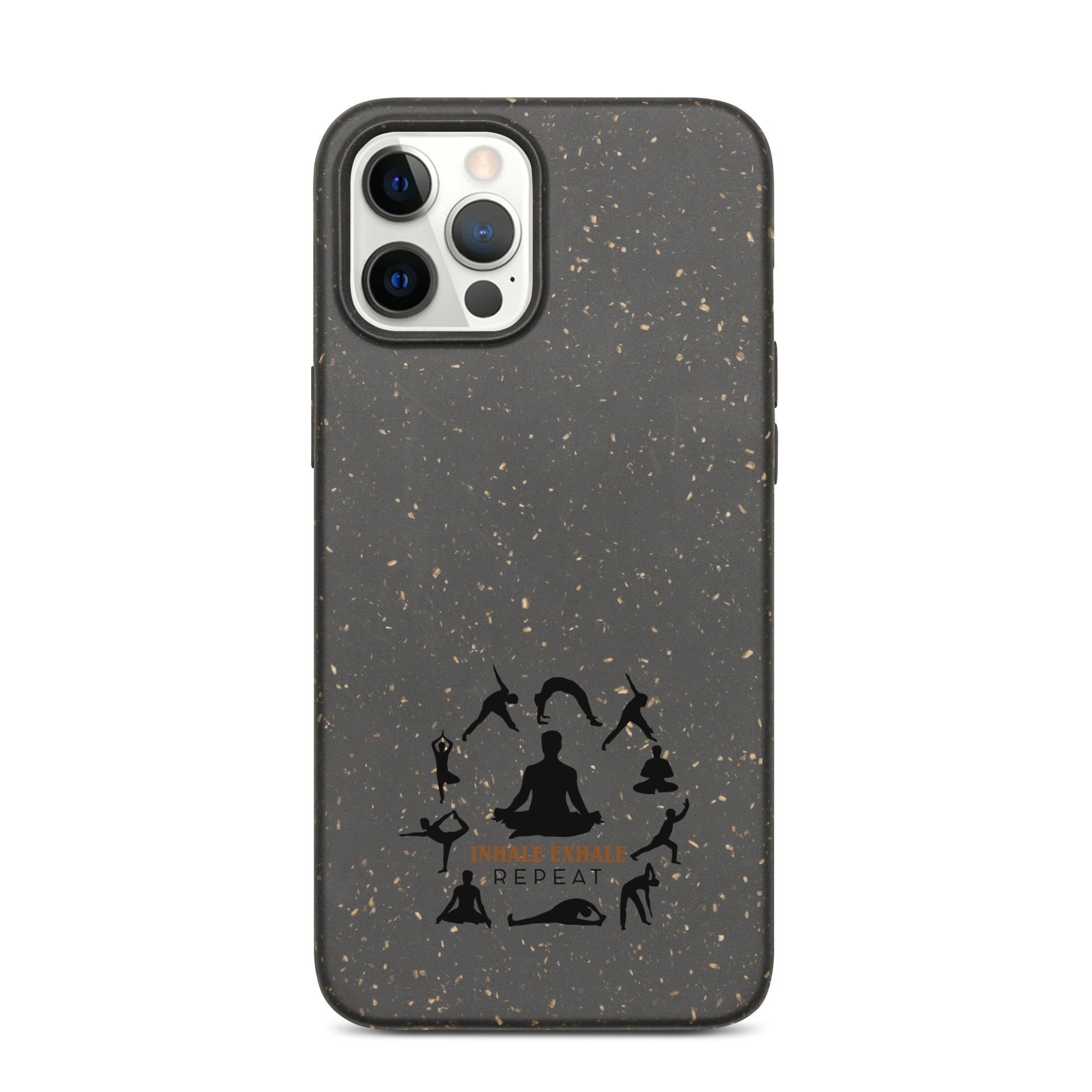 INHALE EXHALE REPEAT - Speckled iPhone case