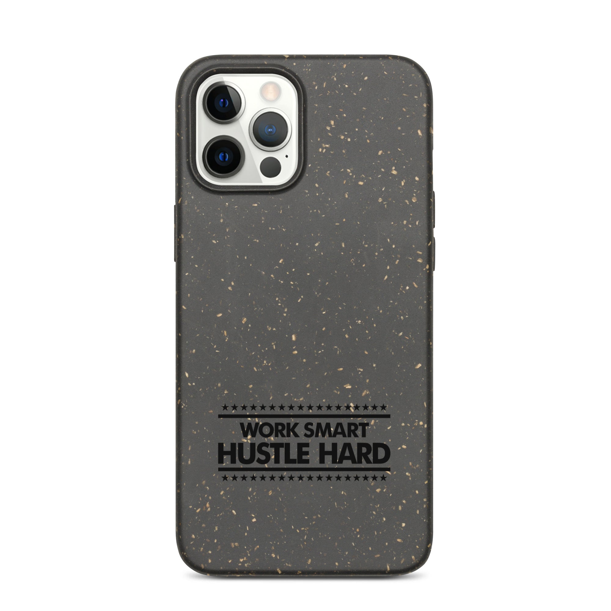 WORK SMART HUSTLE HARD - Speckled iPhone case