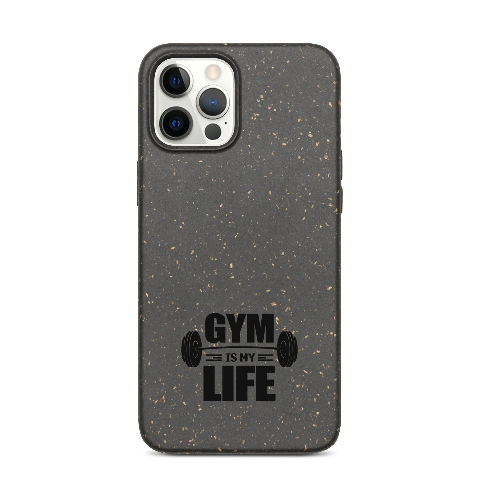 GYM IS MY LIFE - Speckled iPhone case